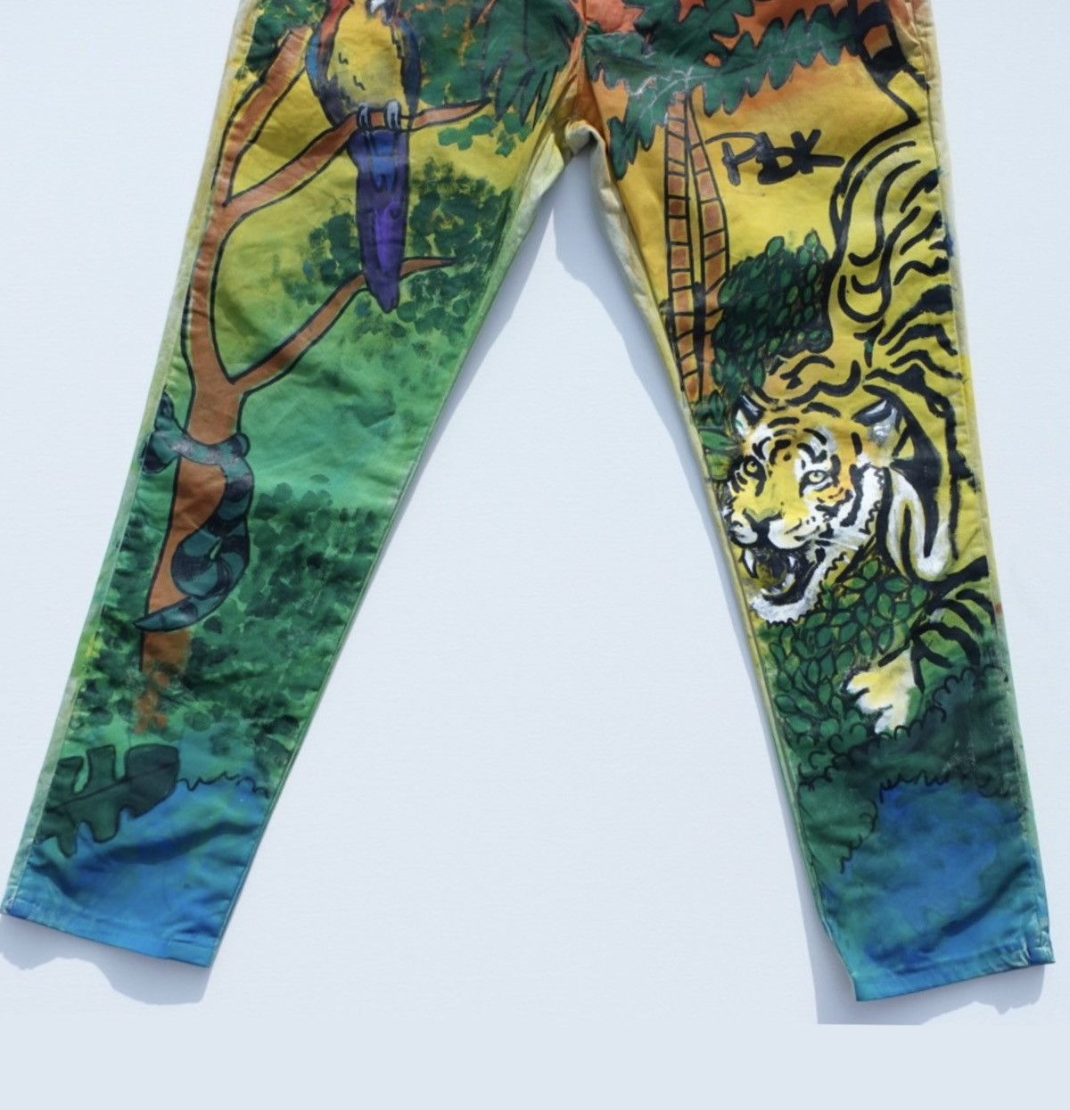 Vintage The jungle pants Size US 33 - 6 Thumbnail