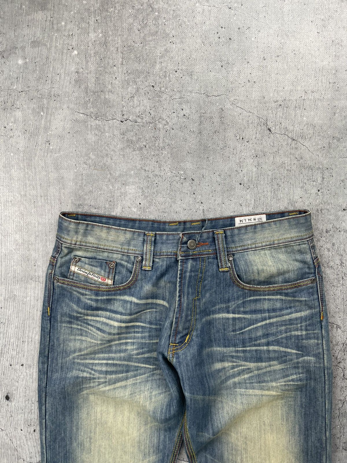 Diesel DIESEL DENIM DISTRESSED STYLE JEANS PANTS Size US 34 / EU 50 - 6 Thumbnail
