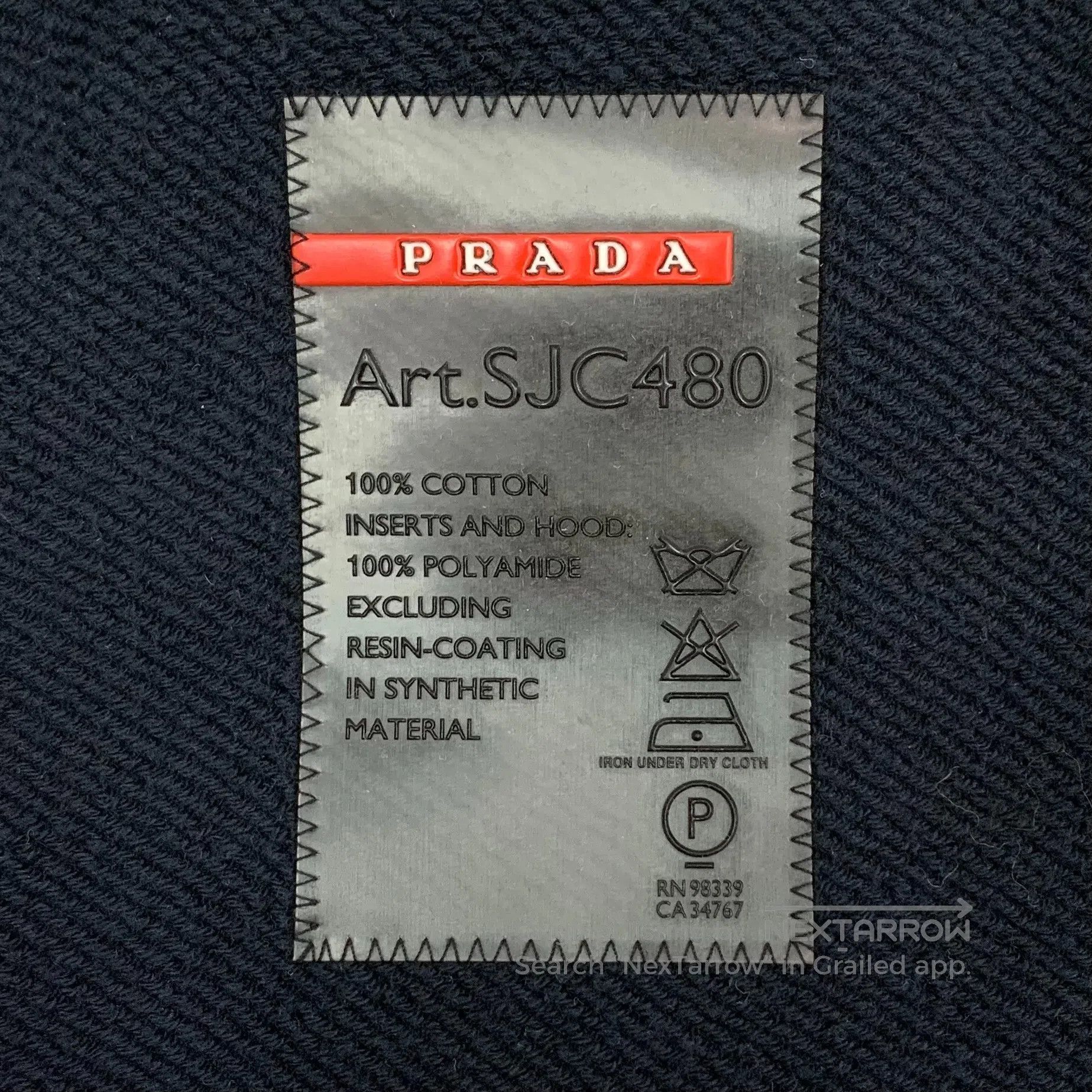Prada Prada Black Cotton Hooded Zipper Long Sleeve Jacket| Size US S / EU 44-46 / 1 - 5 Thumbnail