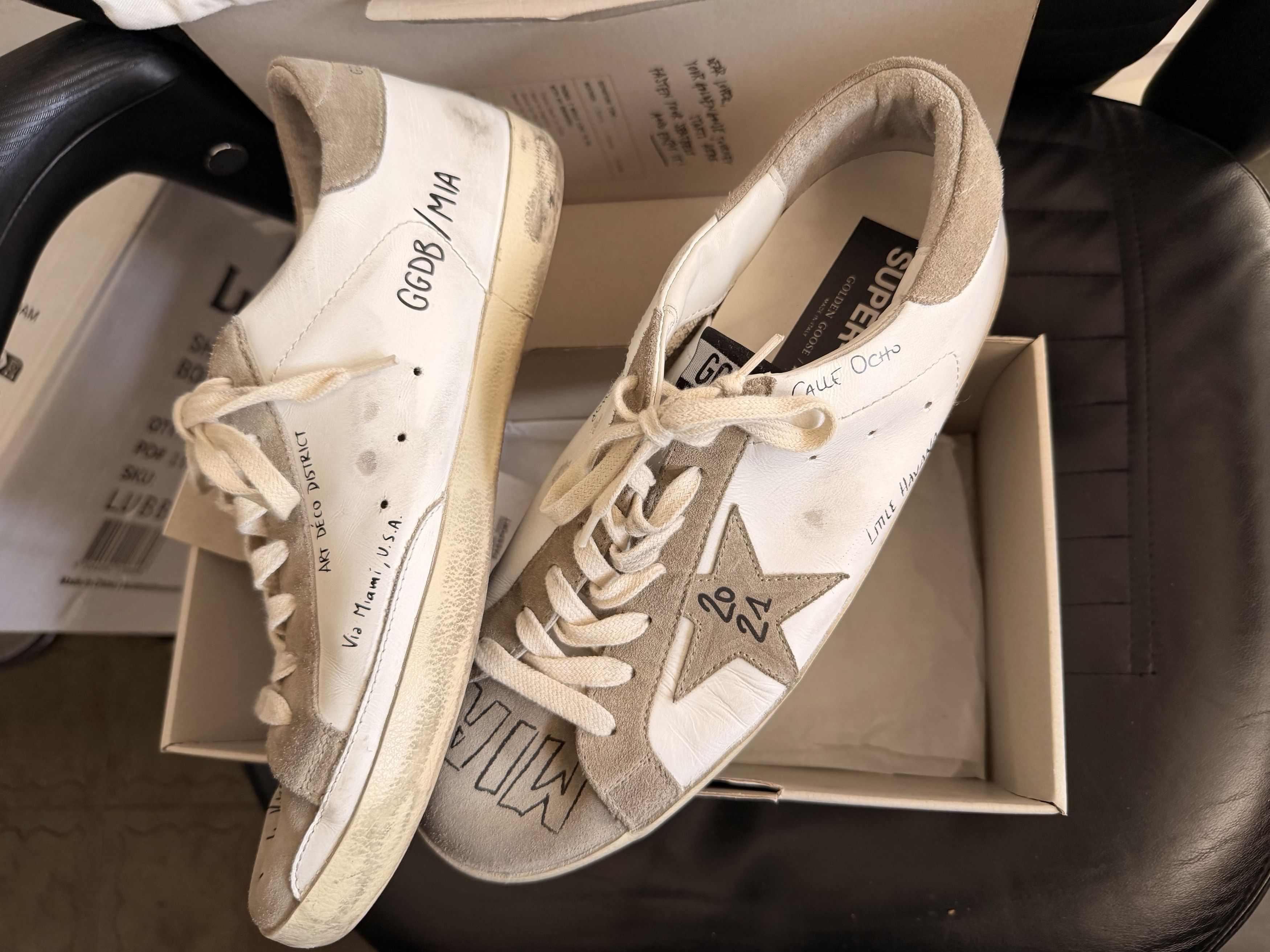 Golden Goose GOLDEN GOOSE SUPER STAR MIAMI JOURNEY Limited Edition Size US 10 / EU 43 - 1 Thumbnail