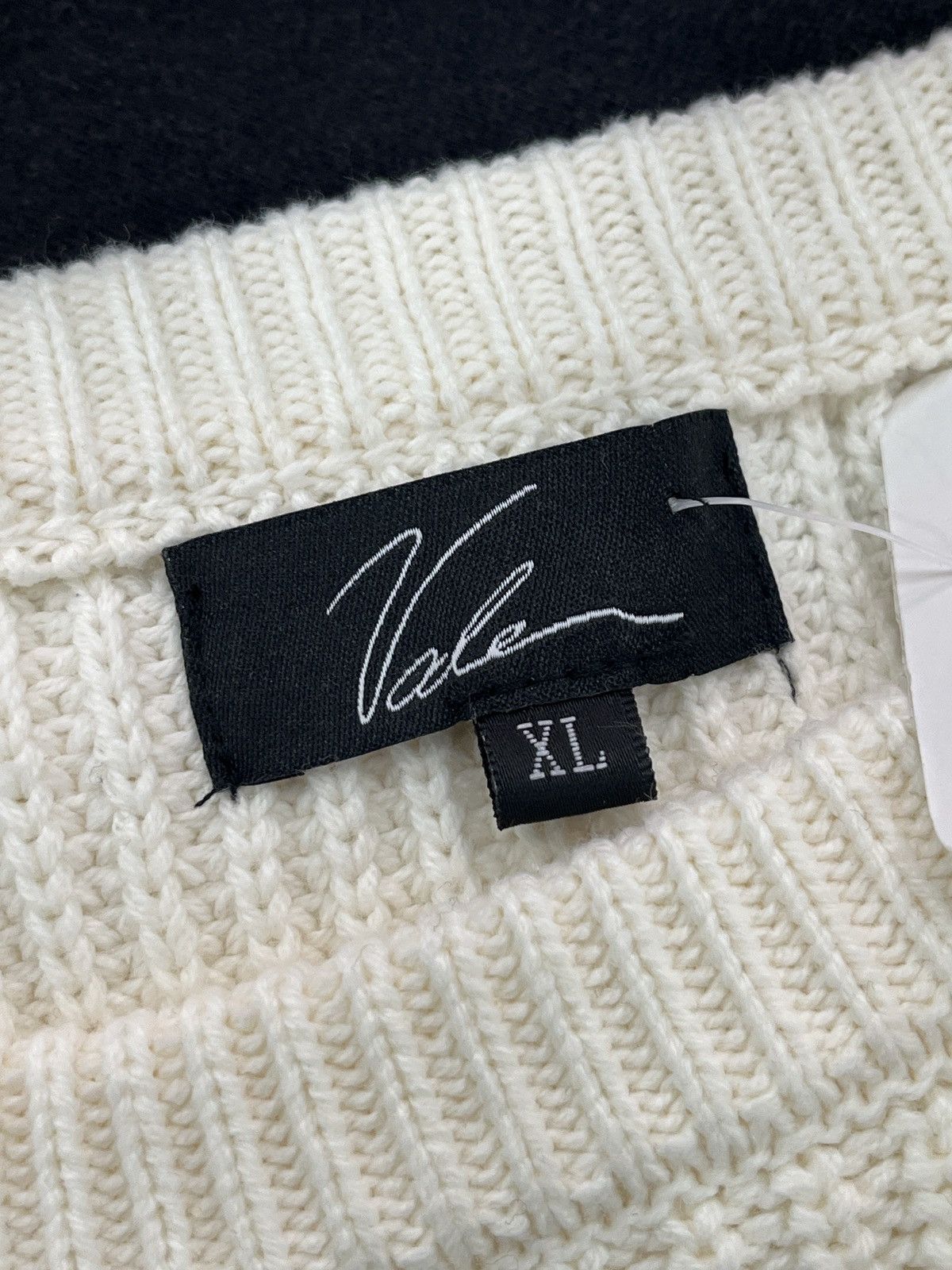 Vale Vale Fisherman Knit Sweater Cream Size US XL / EU 56 / 4 - 3 Thumbnail