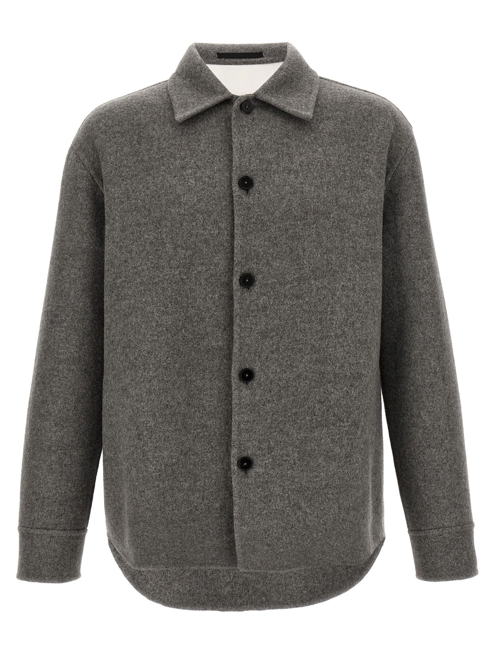 Jil Sander Wool Overshirt Size US S / EU 44-46 / 1 - 1 Thumbnail
