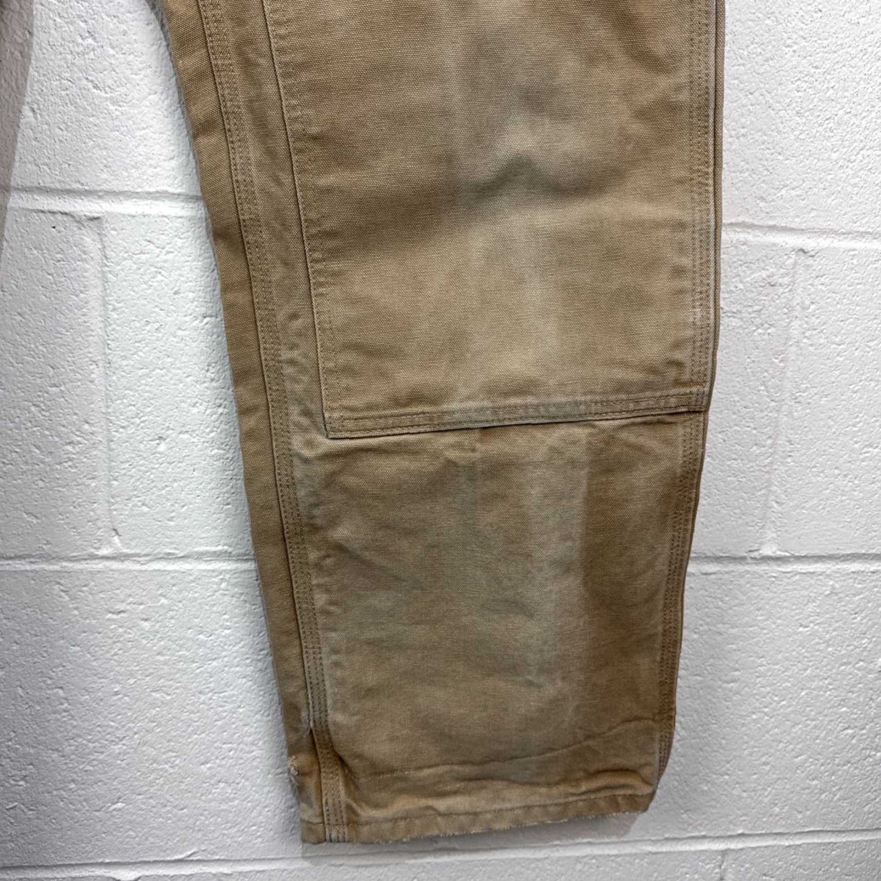 Carhartt VINTAGE Carhartt Double Knee Carpenter Pants Men 36x30 Brown Canvas Workwear 90s USA Size US 36 / EU 52 - 7 Thumbnail