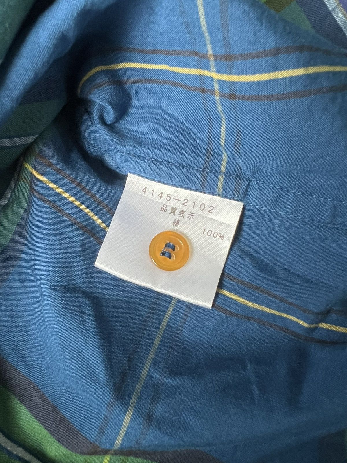 Vivienne Westwood VW Man Orbs Embroidered Plaid Unstructured Collar B/D Shirt Size US M / EU 48-50 / 2 - 8 Thumbnail