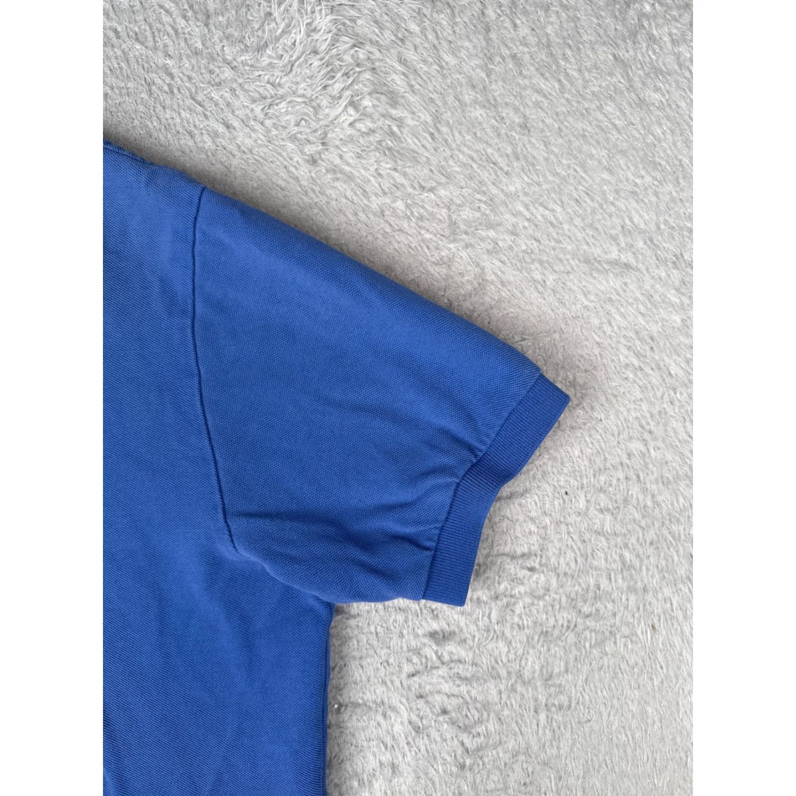 Ralph Lauren VINTAGE Ralph Lauren Shirt Men L Blue Polo 100% Cotton Short Sleeve Size US L / EU 52-54 / 3 - 2 Thumbnail