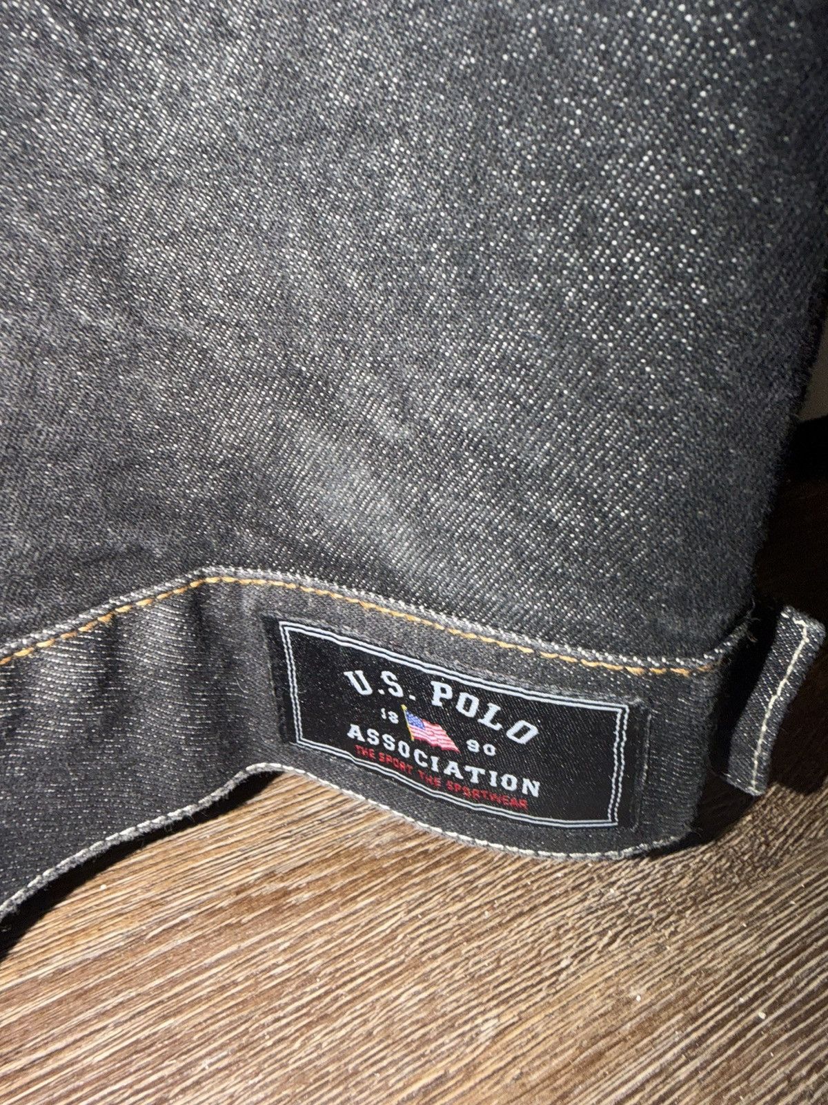 U.S. Polo Assn. Vintage U.S. Polo Assn Black Denim Jacket XL Size US XL / EU 56 / 4 - 3 Thumbnail
