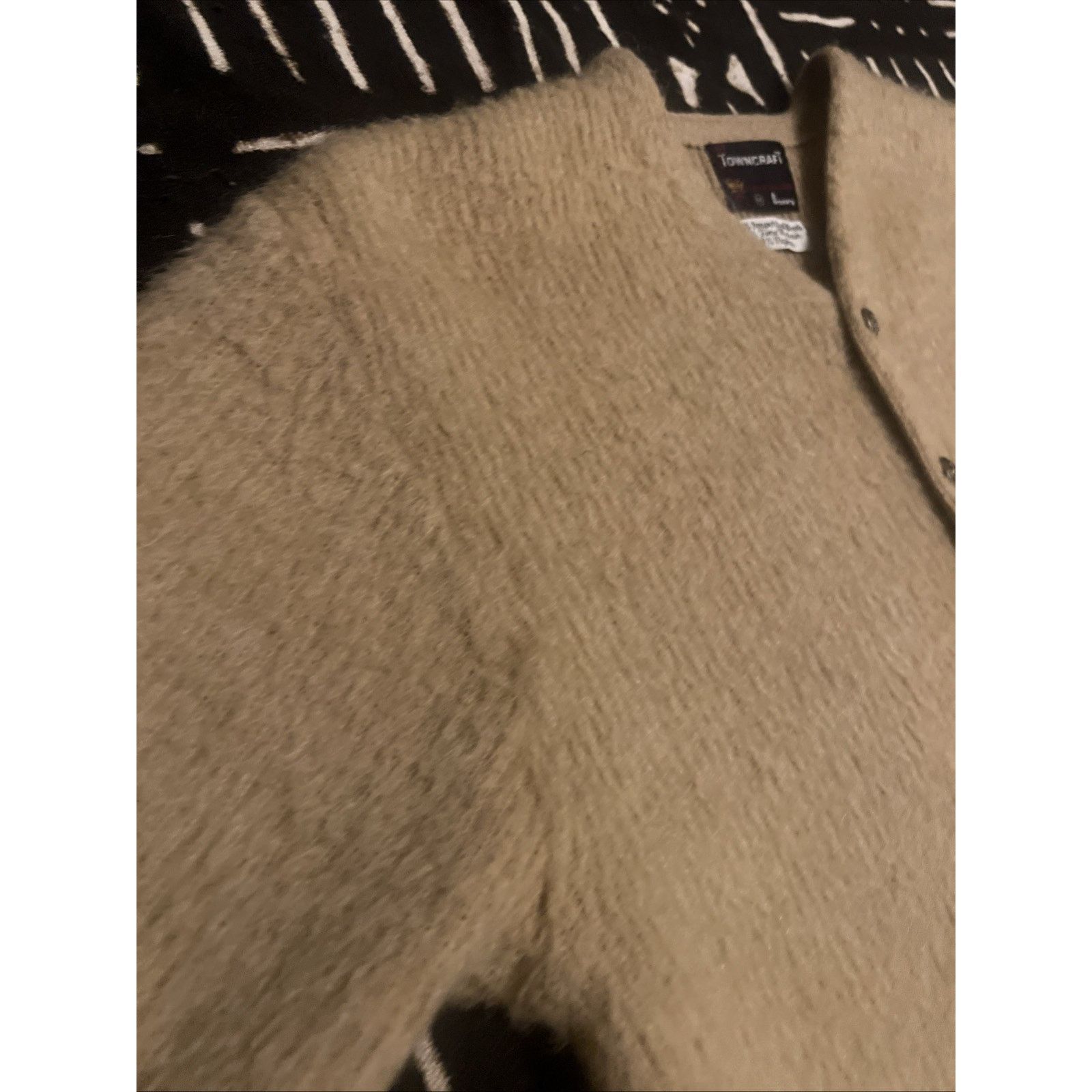JCPenney Penney’s 50s 60s Vintage Mohair Knit Sweater Mens Cardigan M Size US M / EU 48-50 / 2 - 7 Thumbnail