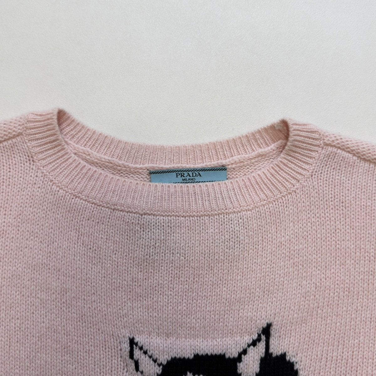 Prada S/S 17 ‘Comic Patterned’ Pink Wool Sweater Size US M / EU 48-50 / 2 - 5 Thumbnail