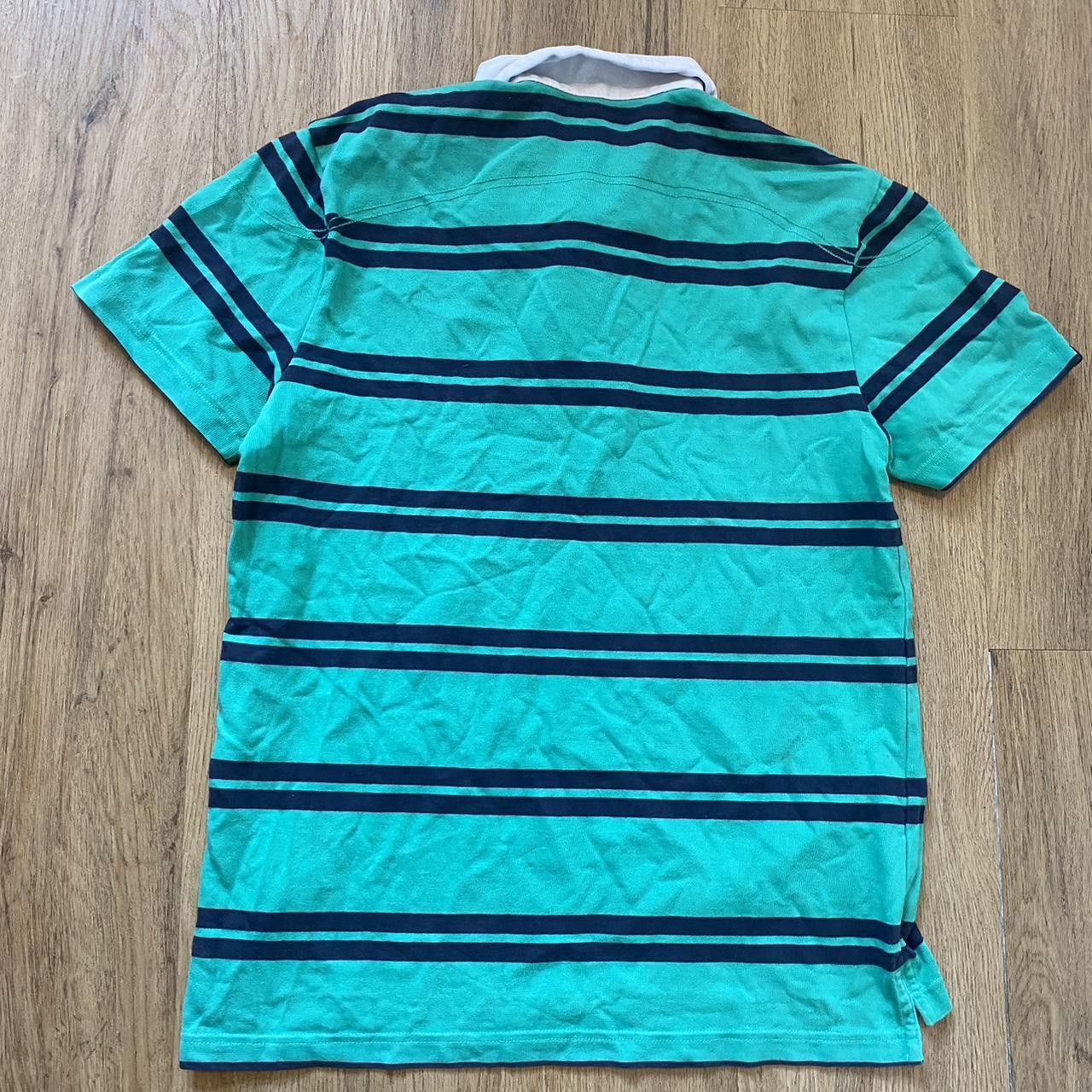 Nike Nike turquoise and black polo shirt y2k 2000s Size US M / EU 48-50 / 2 - 2 Thumbnail