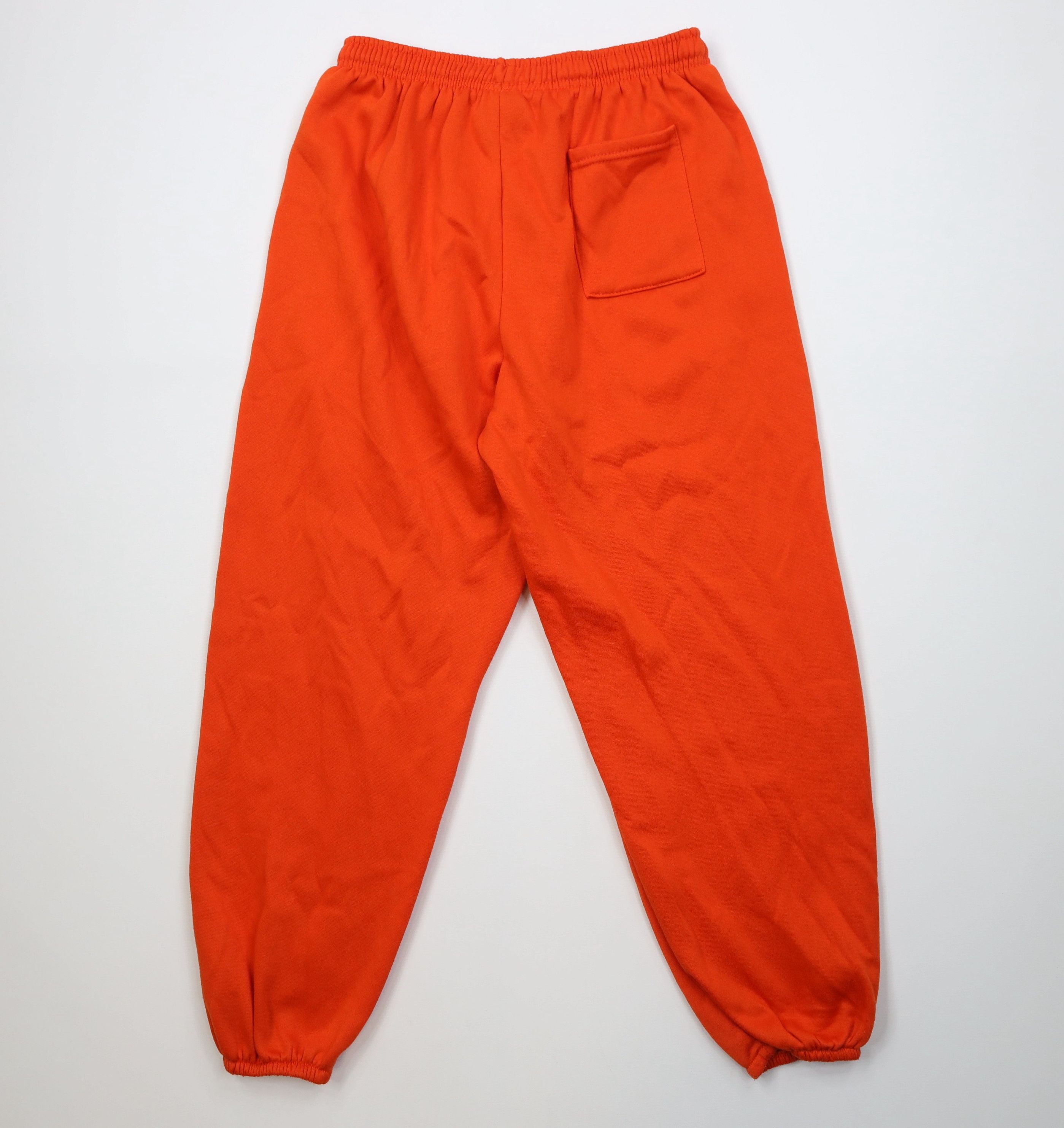 Vintage Vintage 90s Streetwear Cuffed Sweatpants Joggers Orange USA Size 28" / US 6 / IT 42 - 10 Thumbnail