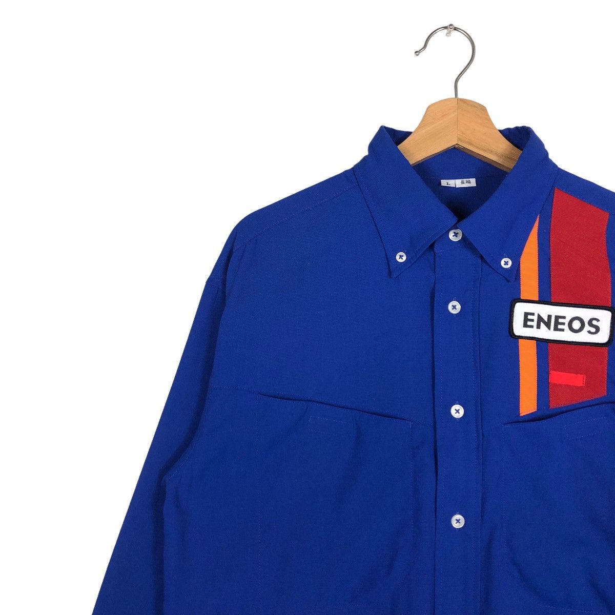 Japanese Brand 🔥90’s Work Jacket Racing Equipment Eneos Big Logo Size US L / EU 52-54 / 3 - 7 Thumbnail