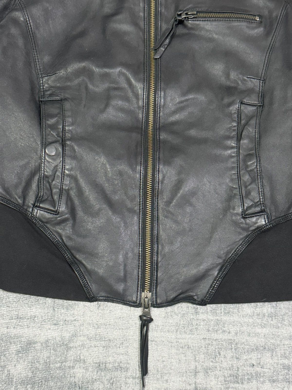 Emporio Armani Armani Jeans - Sheepskin Leather Jacket Size M / US 6-8 / IT 42-44 - 7 Thumbnail