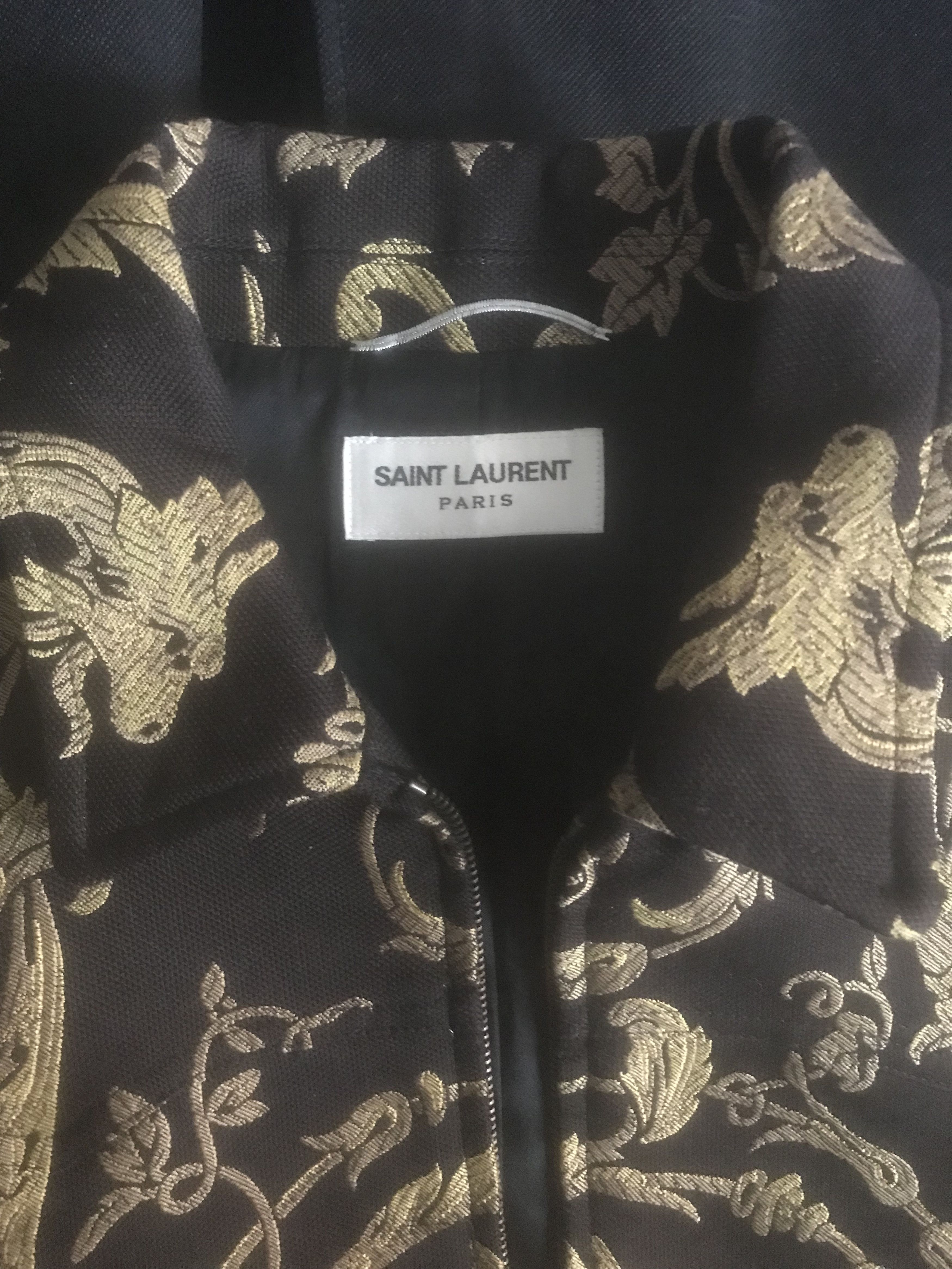 Hedi Slimane × Saint Laurent Paris Dragon Blouson Size US S / EU 44-46 / 1 - 5 Thumbnail