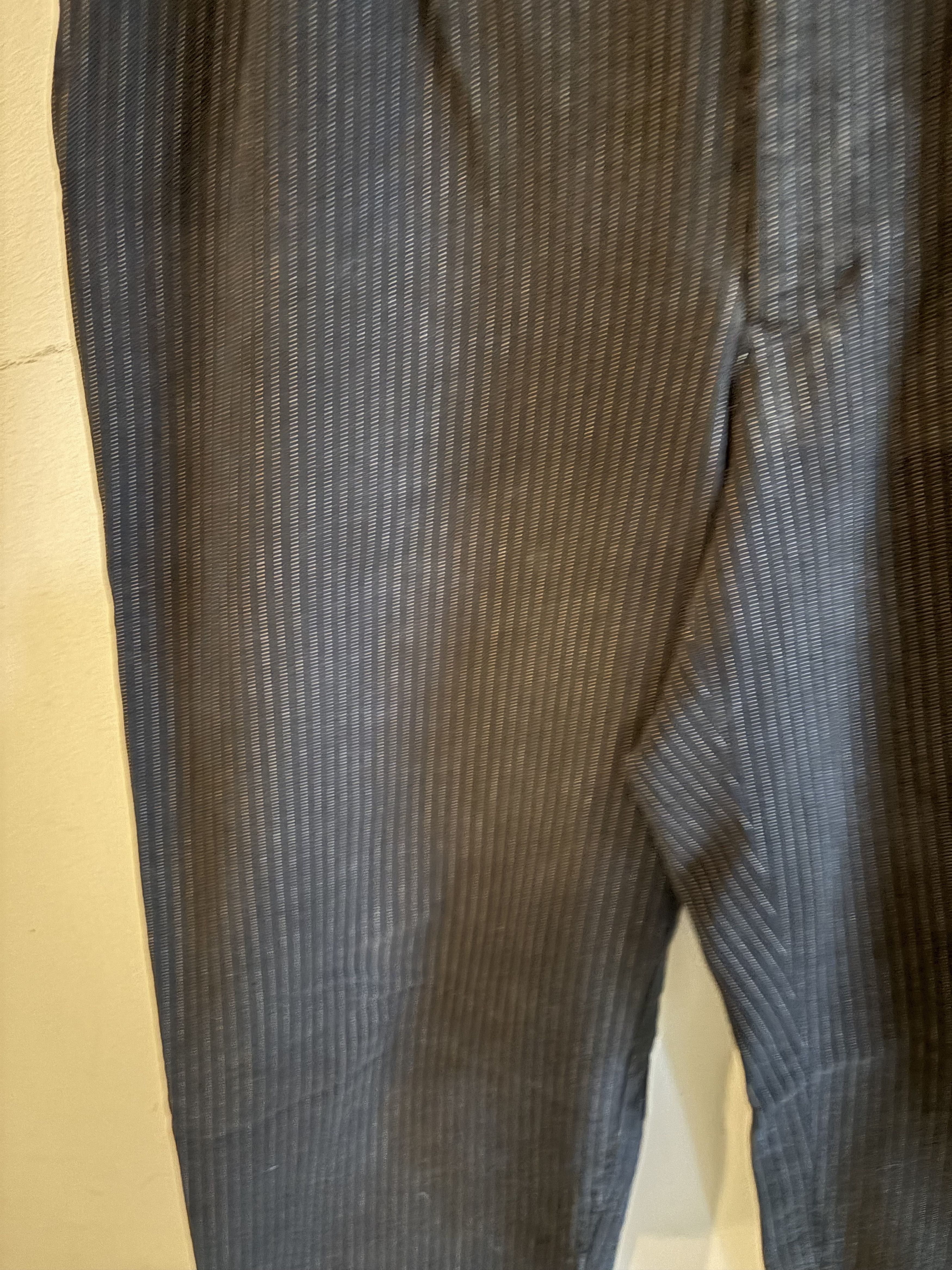 Yohji Yamamoto Yohji Yamamoto Pour Homme Pinstripe Jeans Size US 32 / EU 48 - 3 Thumbnail