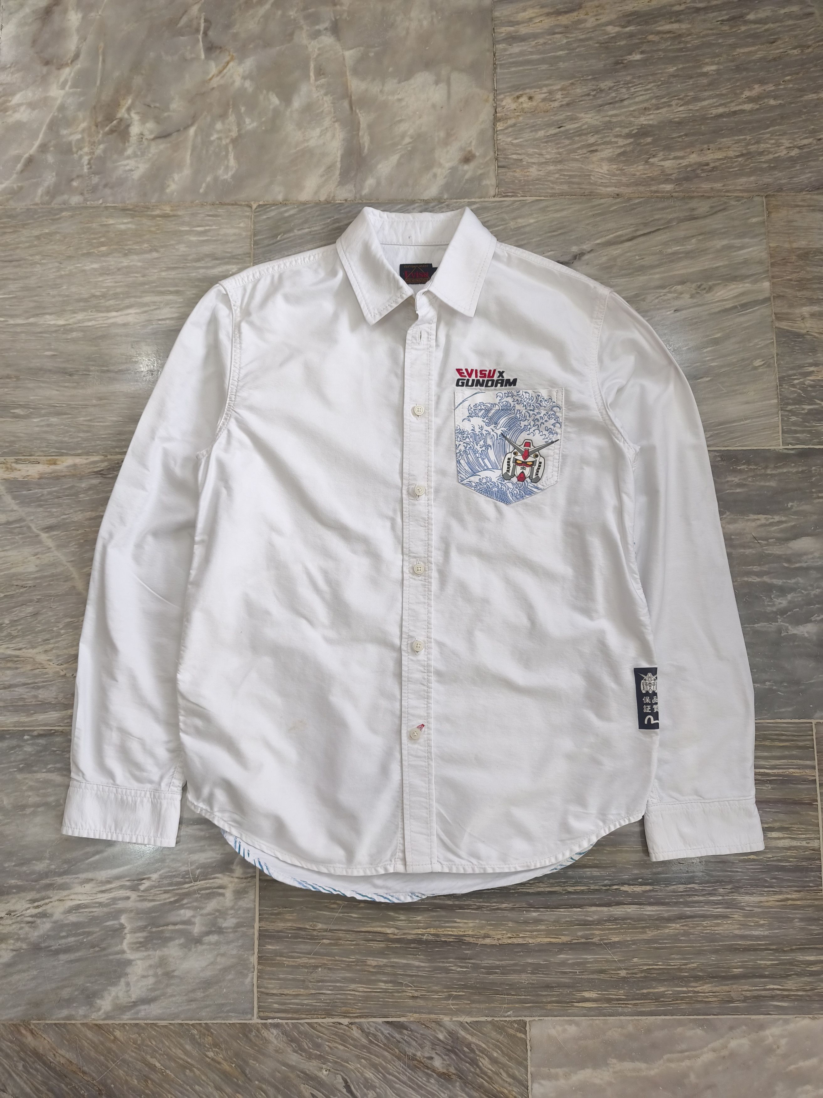 Evisu Evisu x Gundam Seagull-inserted RX-78-2 GUNDAM Printed Shirt Size US M / EU 48-50 / 2 - 1 Thumbnail