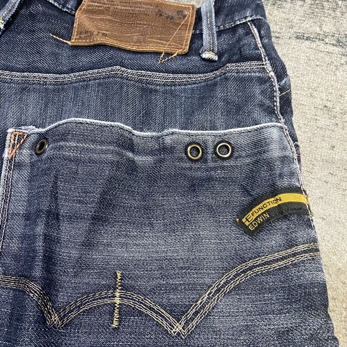 Designer × Edwin × Jean Edwin Efunction Twisted Leg Denim Jeans Size US 28 / EU 44 - 4 Thumbnail