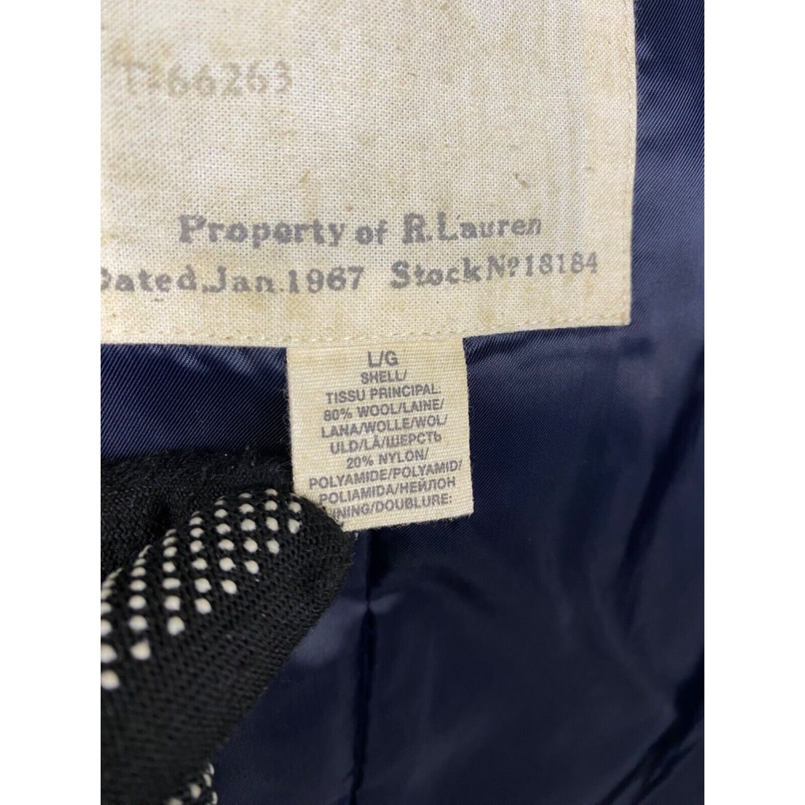 Denim & Supply Ralph Lauren Ralph Lauren Denim&Supply Men's Blue Wool Double Breasted Pe Size US L / EU 52-54 / 3 - 10 Thumbnail