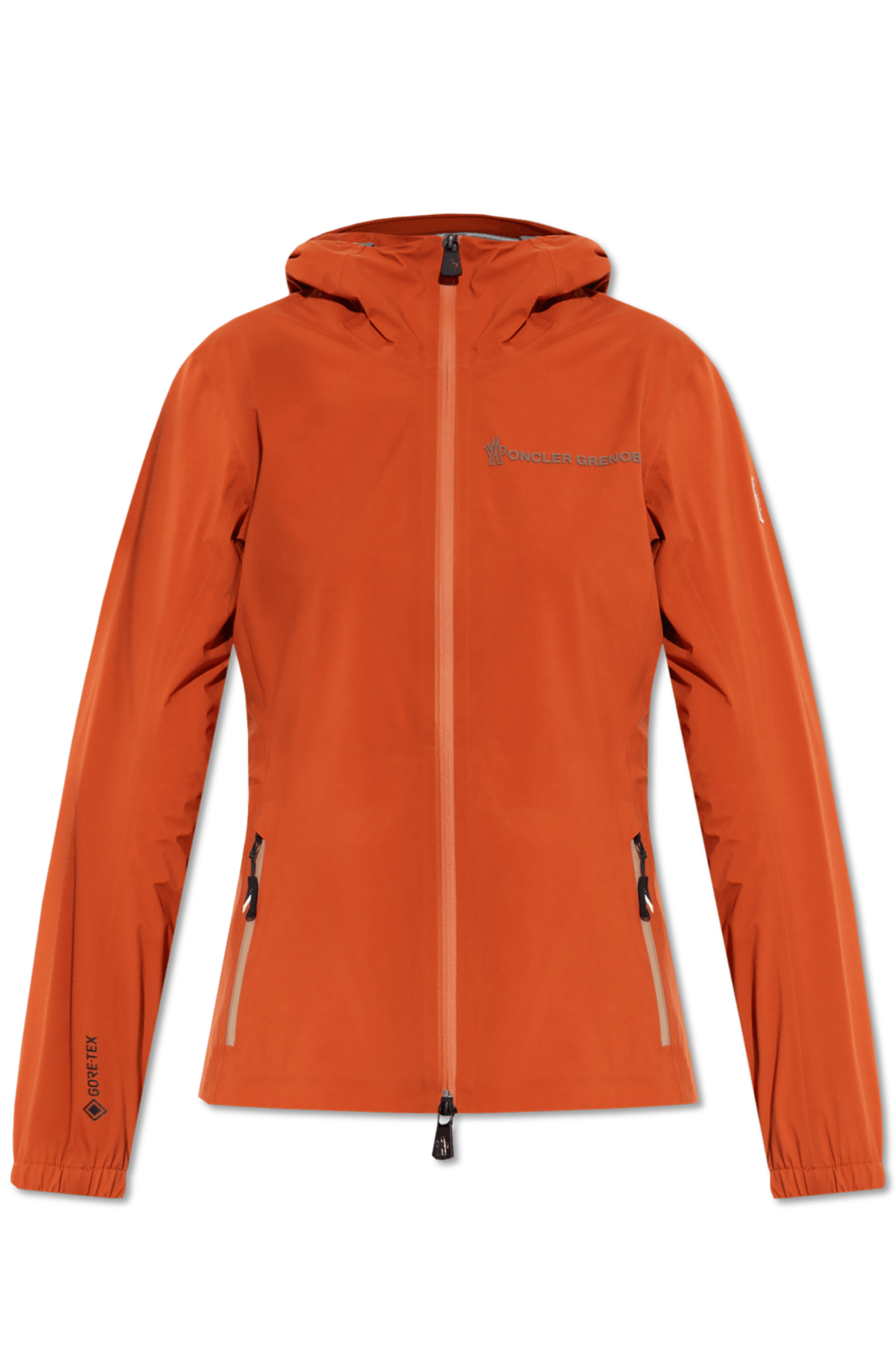 Moncler MONCLER GRENOBLE Valles Wmn's Orange Hooded Shell Jacket Size XS / US 0-2 / IT 36-38 - 1 Preview