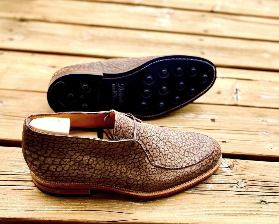 Enzo Bonafe Maison Koly X Enzo Bonafe Kanata boots Suede Bison Leather Size US 11.5 / EU 44-45 - 3 Thumbnail