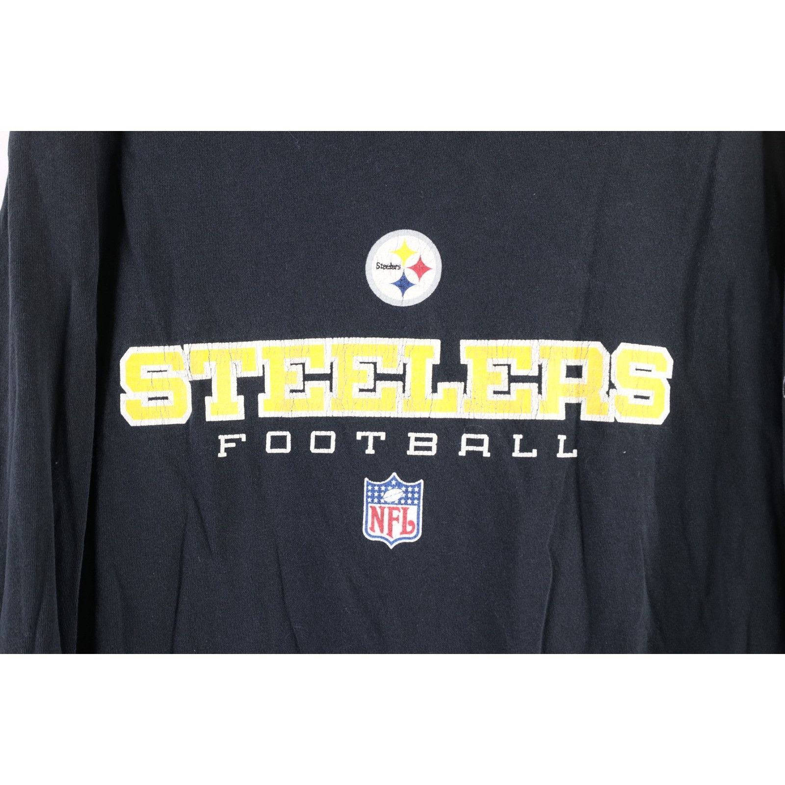 Reebok Vintage Reebok Faded Pittsburgh Steelers Football T-Shirt Size US M / EU 48-50 / 2 - 6 Thumbnail