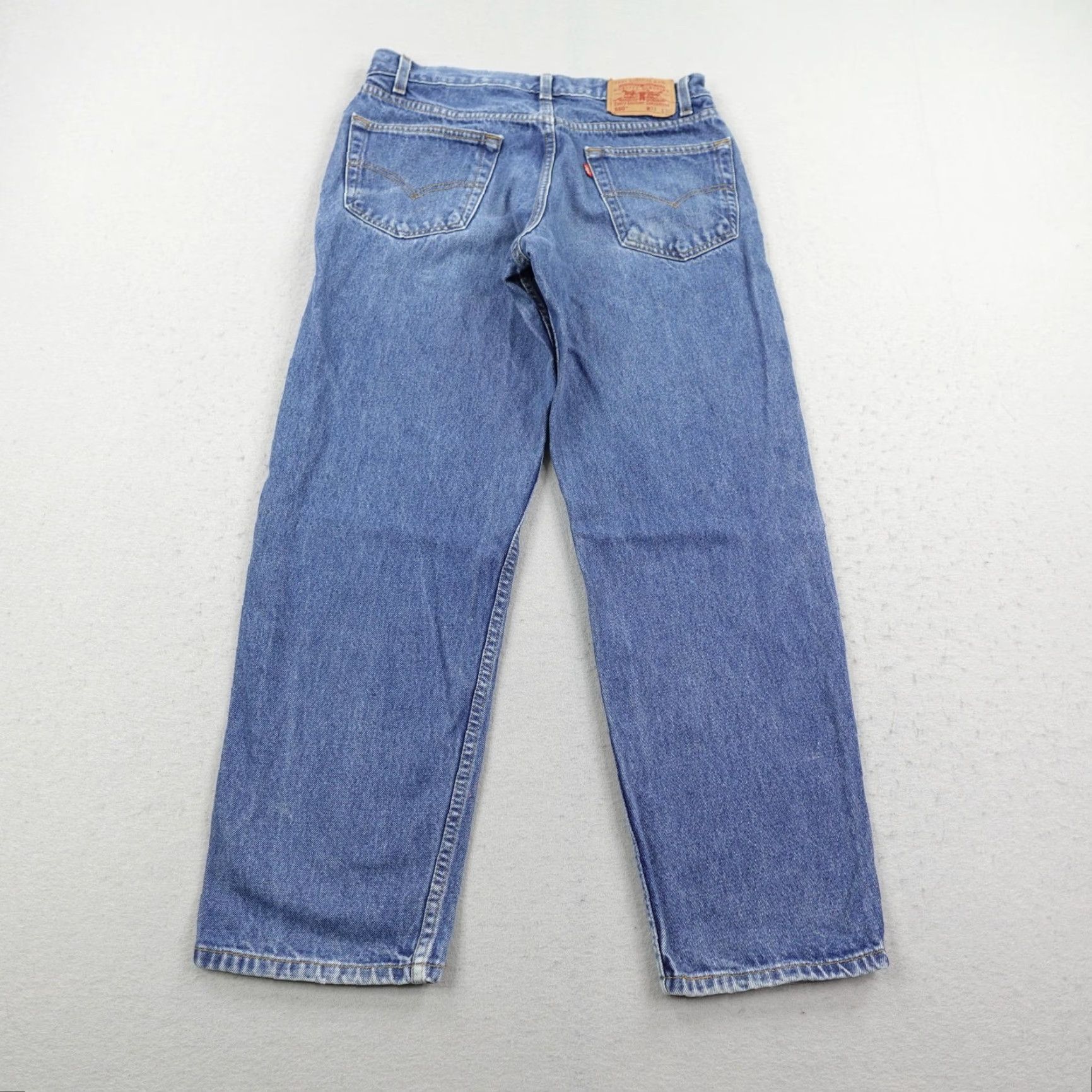 Levi's VINTAGE Levi's 550 Jeans - Men’s Denim Tapered Relaxed 33x30 Blue USA 1990s Size US 33 - 5 Thumbnail