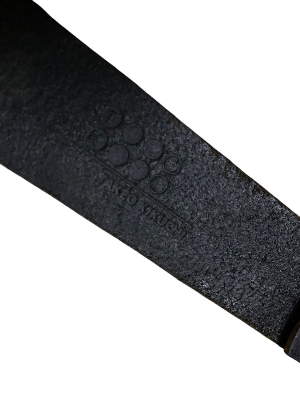 Mastermind Japan × Seditionaries × Takeo Kikuchi Final‼️Takeo Kikuchi Skull Buckle Leather Belt 30-33Inc Waist Size ONE SIZE - 6 Thumbnail