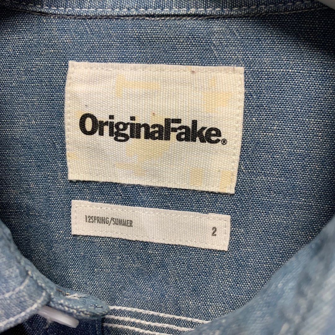 Kaws ORIGINAL FAKE ( KAWS ) 12SS CHAMBRAY X BD L/S SHIRT Size US M / EU 48-50 / 2 - 7 Thumbnail