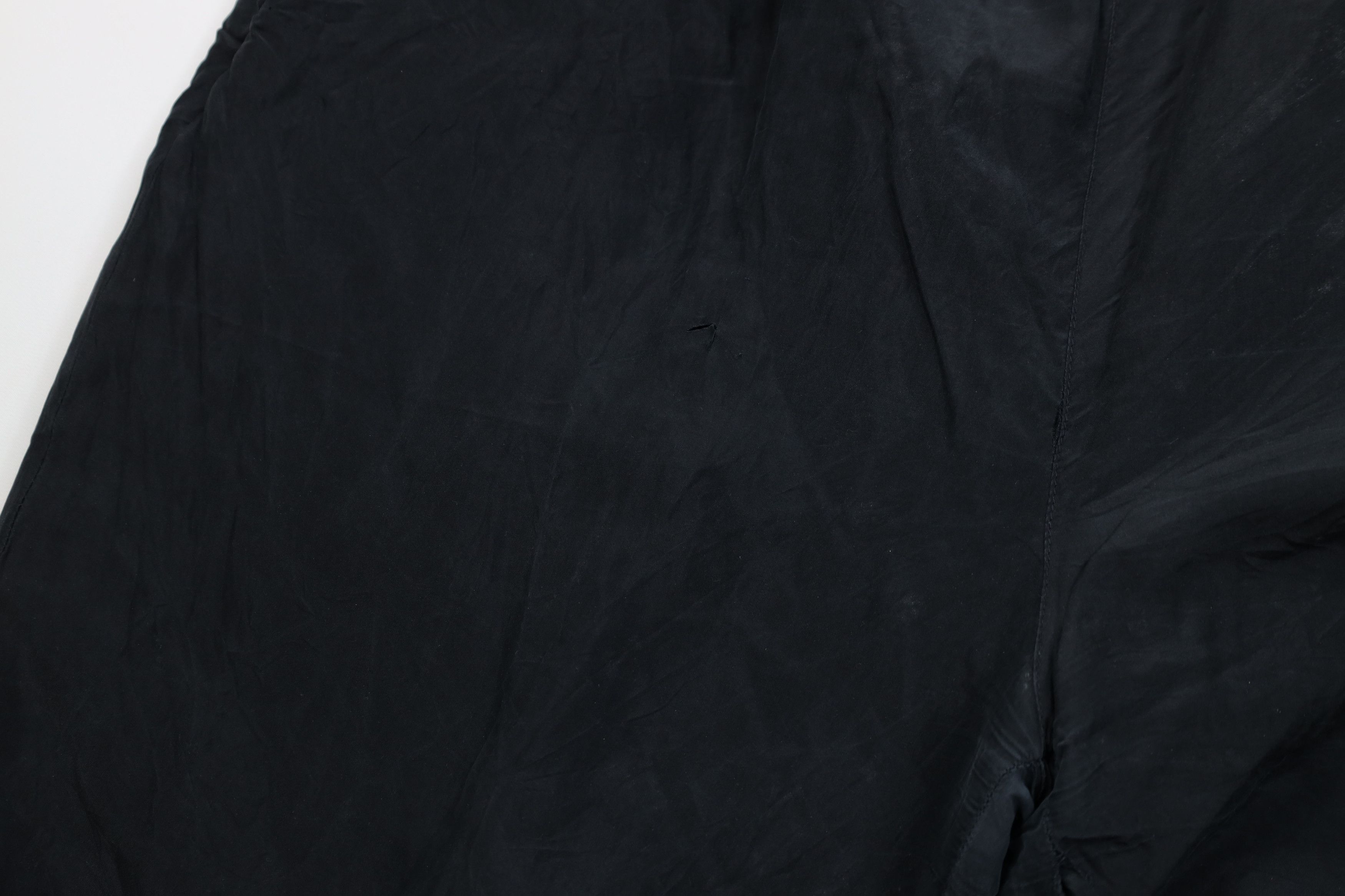 Vintage AS IS Vintage 90s Streetwear Lightweight Silk Pants Black Size 32" / US 10 / IT 46 - 7 Thumbnail