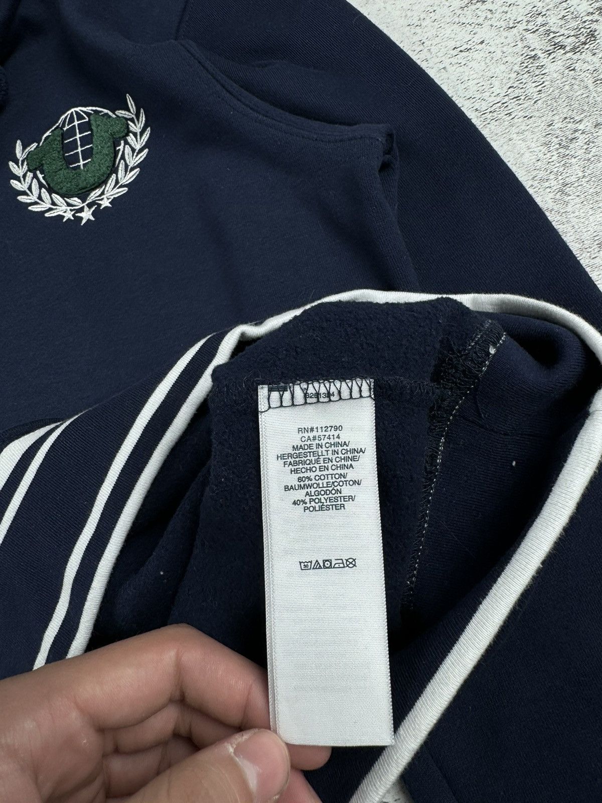 True Religion True Religion Chief Keeg Rap Mohair Logo Hoodie Sweatshirt Size US L / EU 52-54 / 3 - 10 Thumbnail
