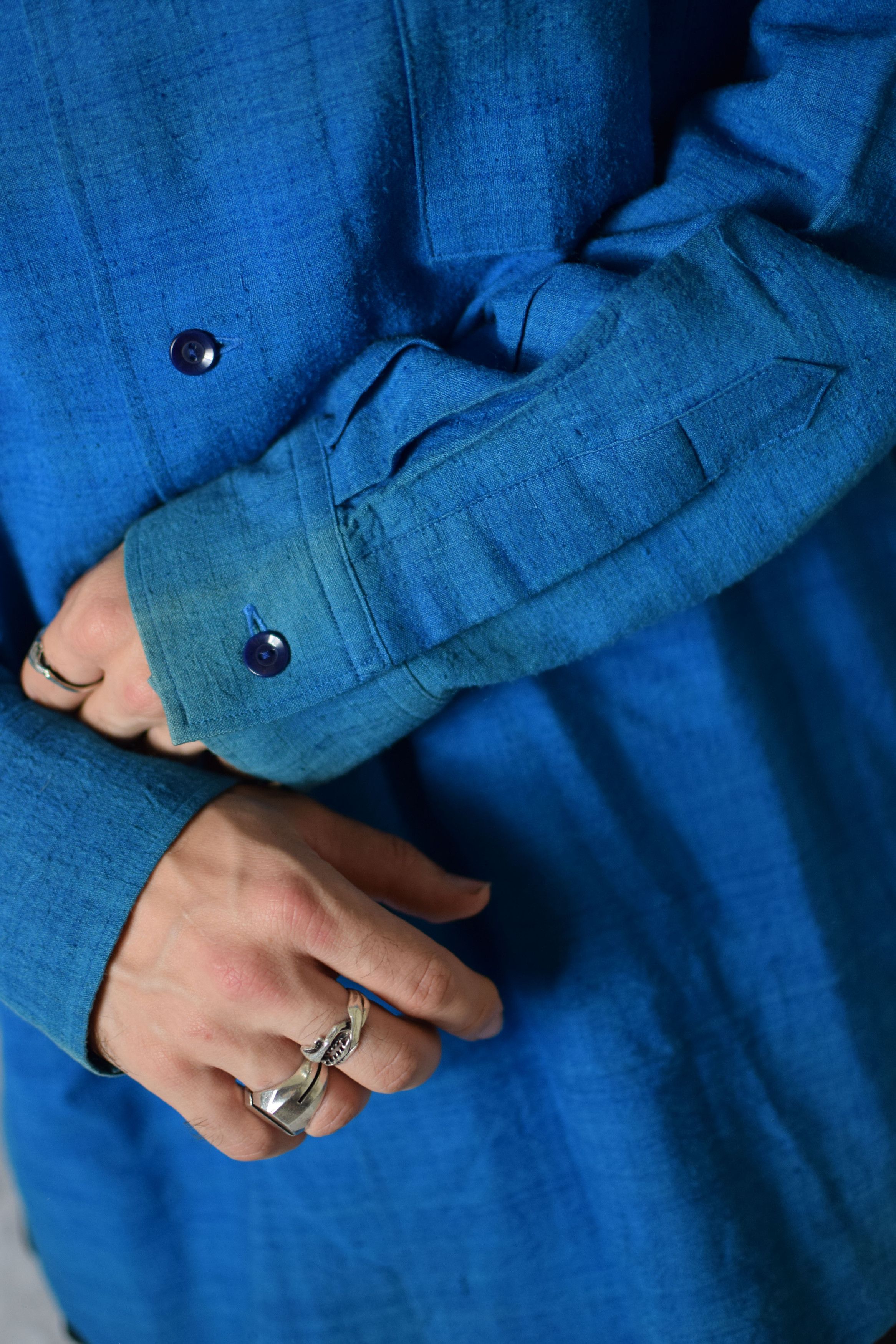 Yohji Yamamoto YYPH Archive Blue Shirt Size US L / EU 52-54 / 3 - 9 Thumbnail