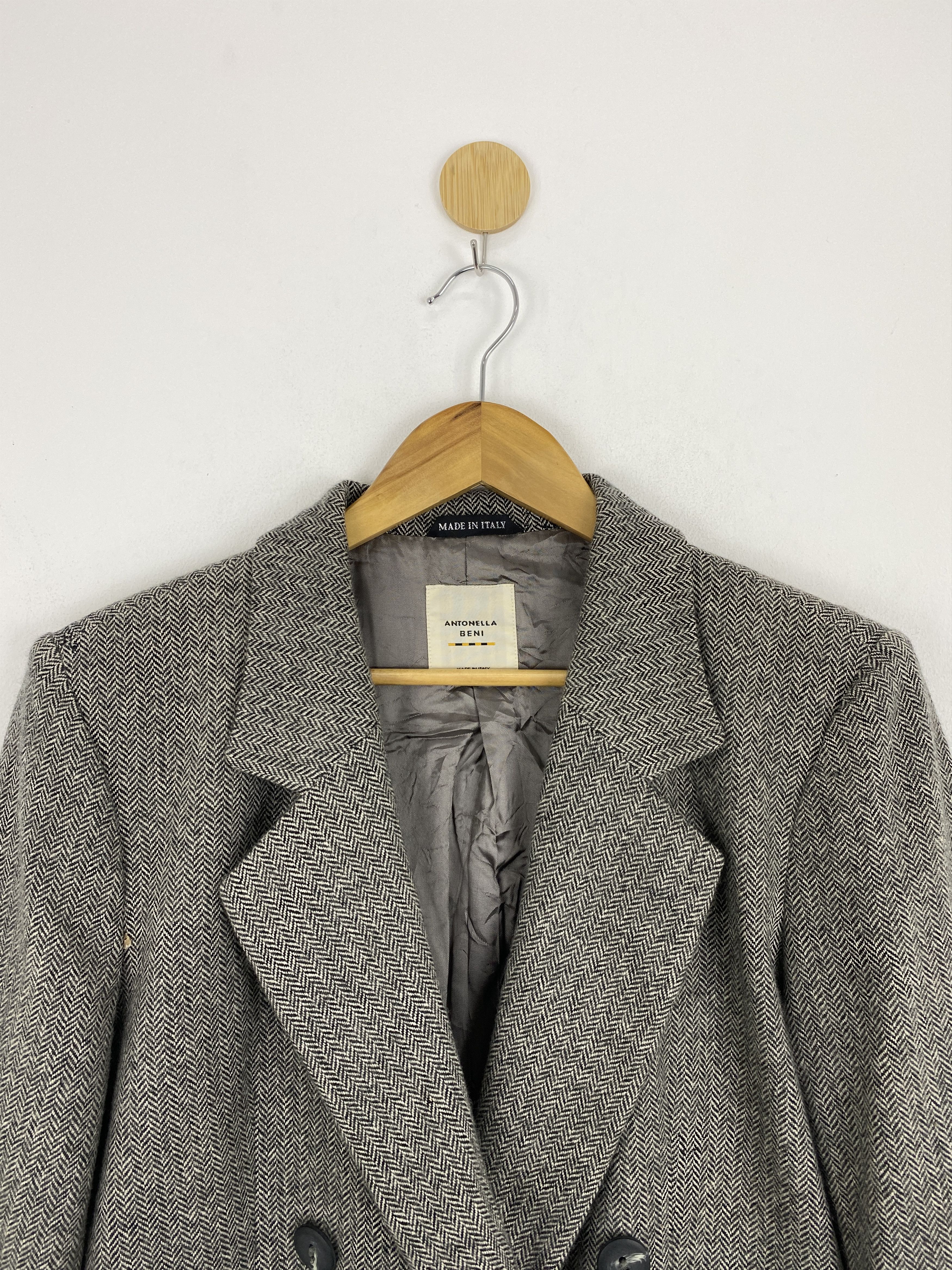 If Six Was Nine Vintage Italian Designer Double Breasted Blazer MJ0048 Size US S / EU 44-46 / 1 - 3 Thumbnail