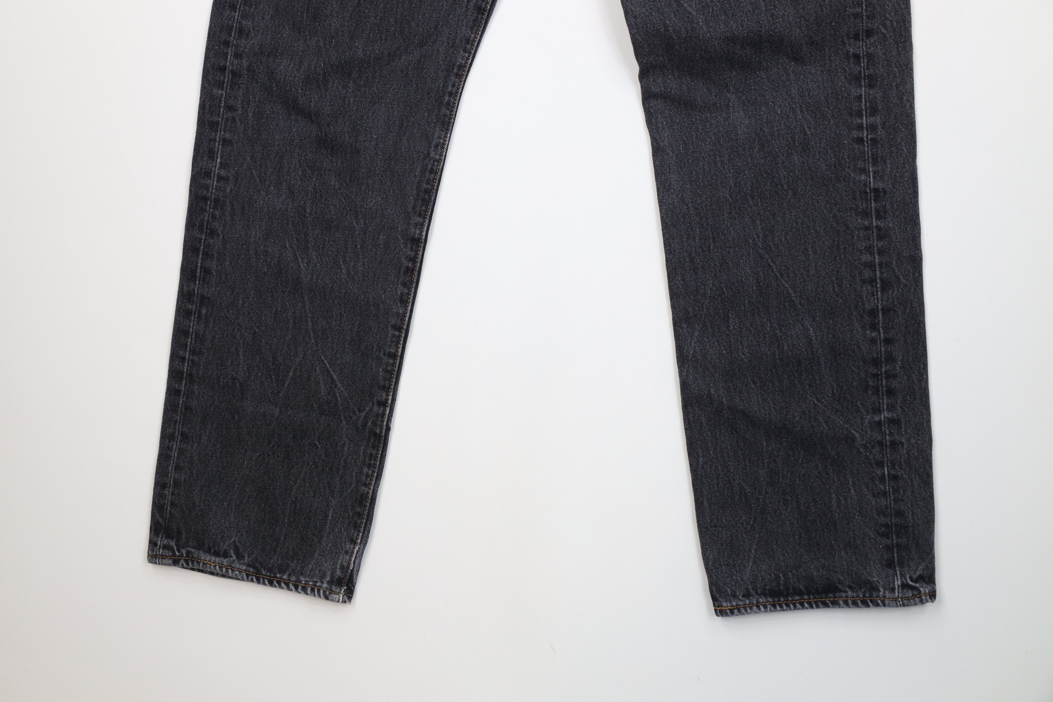 Levi's Vintage Y2K Levis 505xx Fly Regular Straight Leg Jeans Black Size US 34 / EU 50 - 4 Thumbnail