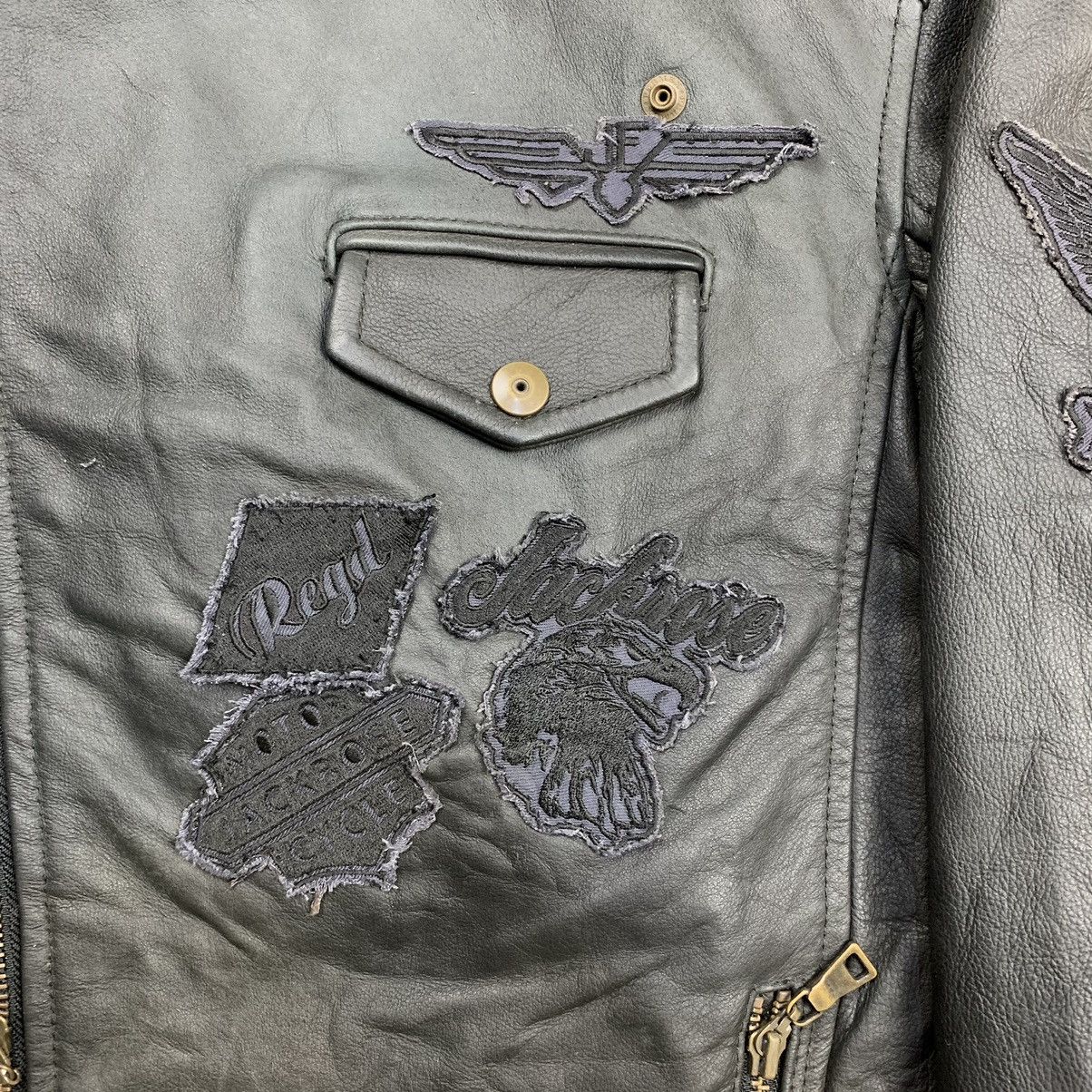 JACKROSE Jackrose patches bikers leather jacket Size US XS / EU 42 / 0 - 10 Thumbnail
