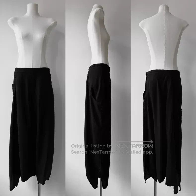 Yohji Yamamoto Yohji Yamamoto size 1 19SS Shaped Culottes pants Size 24" / US 00 / IT 34 - 6 Thumbnail