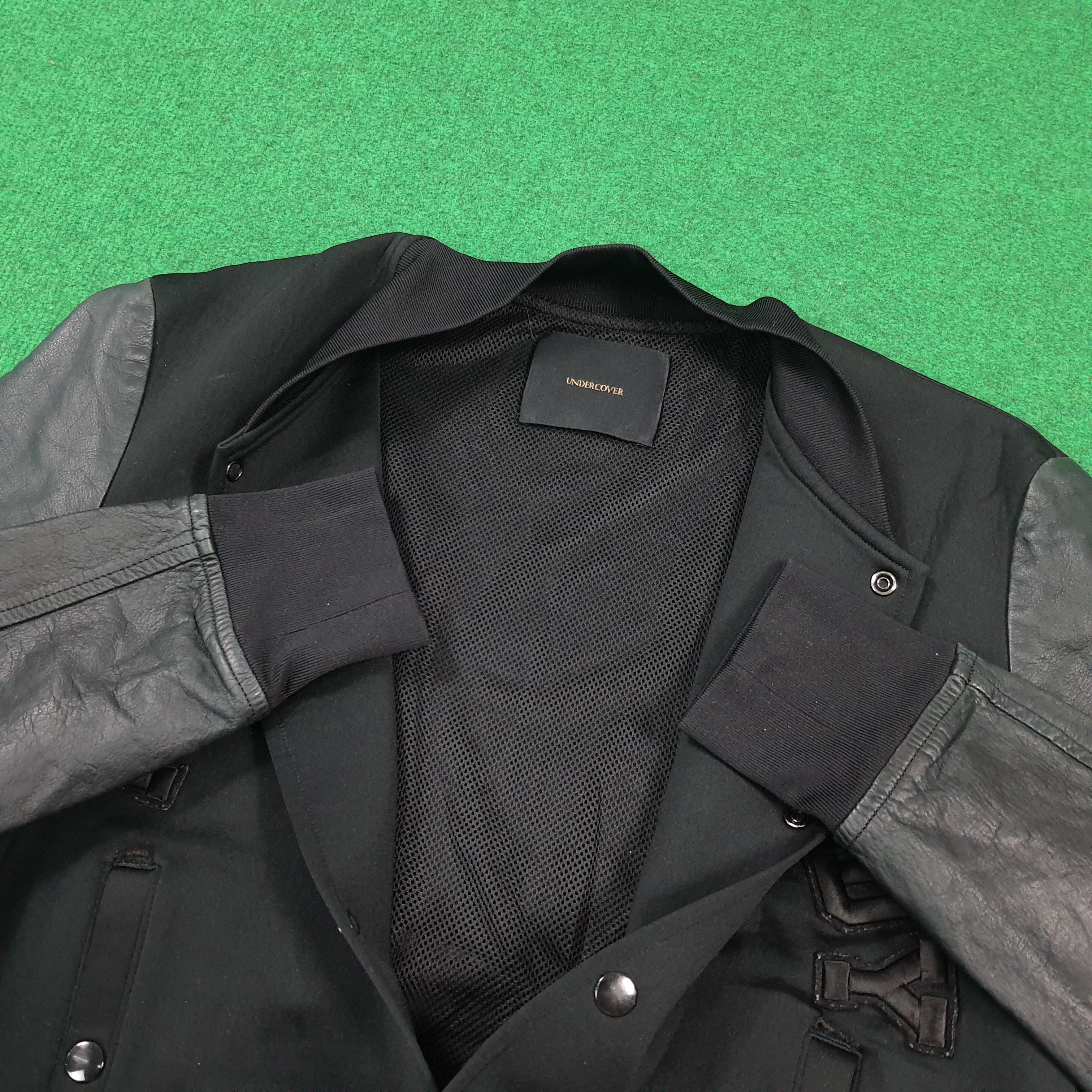 Undercover Undercover Jun Takahashi Phychocandy Leather Sleeve Jacket Size US S / EU 44-46 / 1 - 6 Thumbnail
