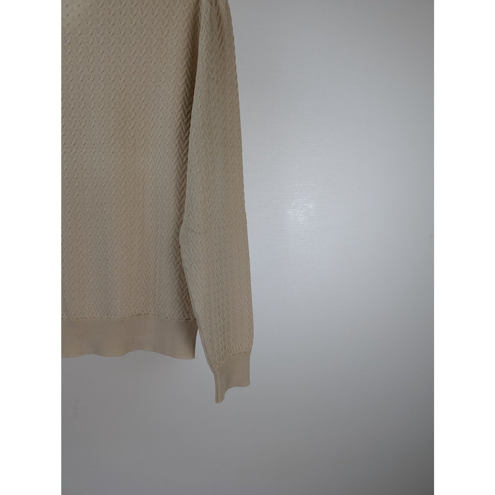 Tom Ford o1rshd1 V-Neck Sweatshirt in Beige Size US M / EU 48-50 / 2 - 9 Thumbnail