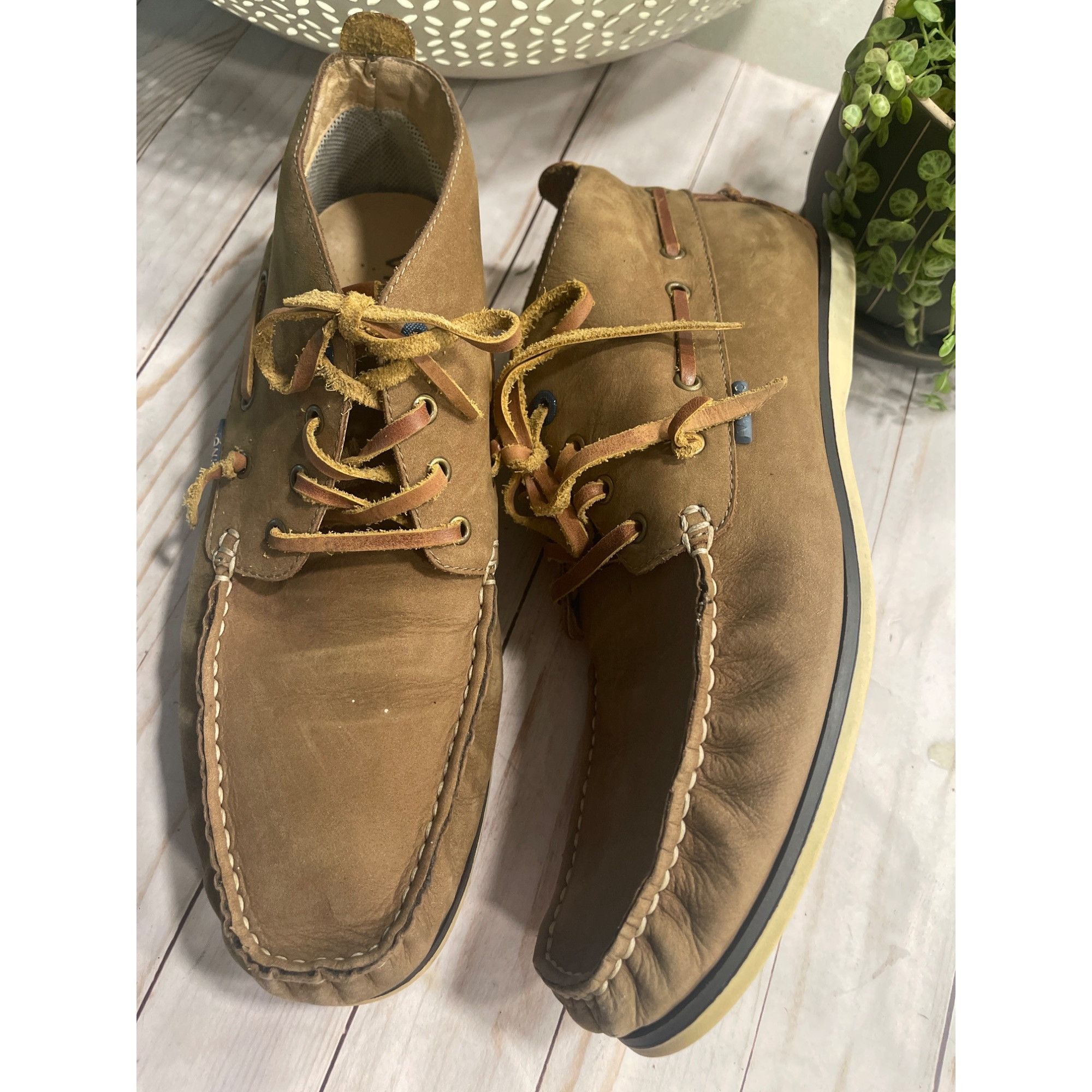 Vionic Vionic Men’s Leather Boat Shoes SZ US 10 Size US 10 / EU 43 - 7 Thumbnail