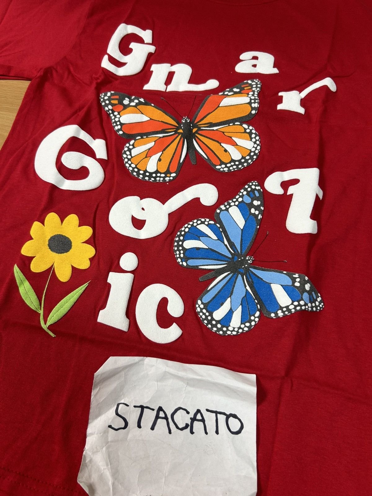 Gnarcotic × Rap Tees Gnarcotic Lil Gnar Butterfly Tee Red Size US S / EU 44-46 / 1 - 3 Thumbnail