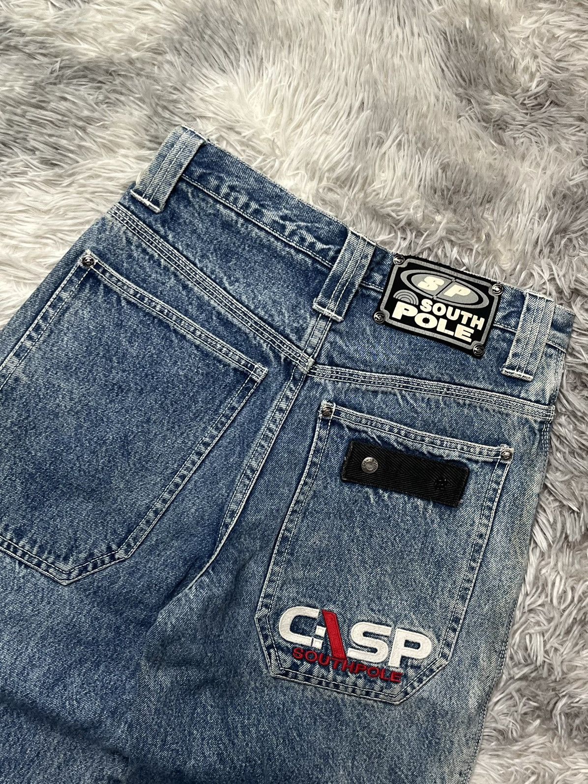 Southpole Vintage southpole baggy jeans Hiphop skate Y2K Size 29" - 7 Thumbnail