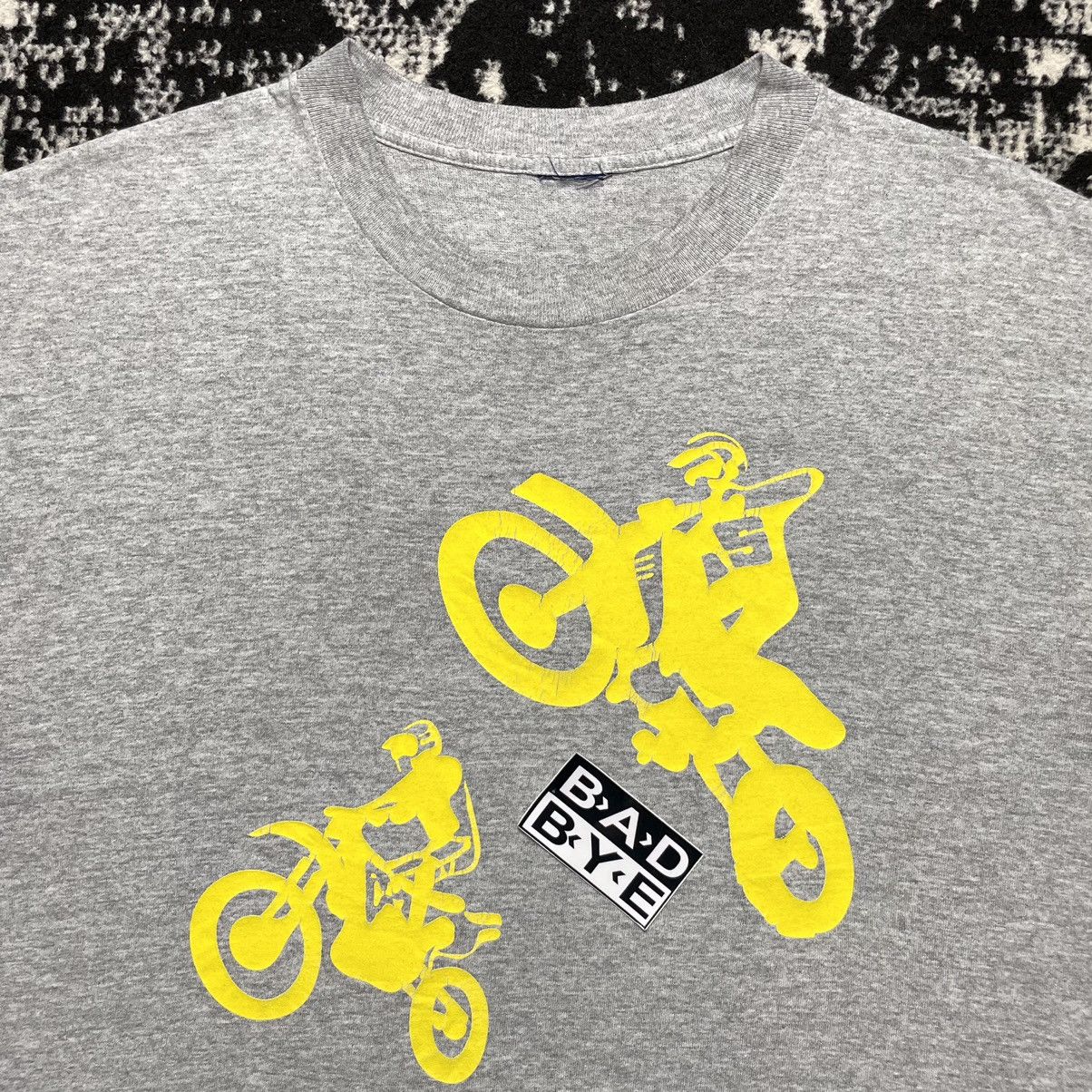 Stussy × Vintage Vintage 90s Stussy motocross single stitch