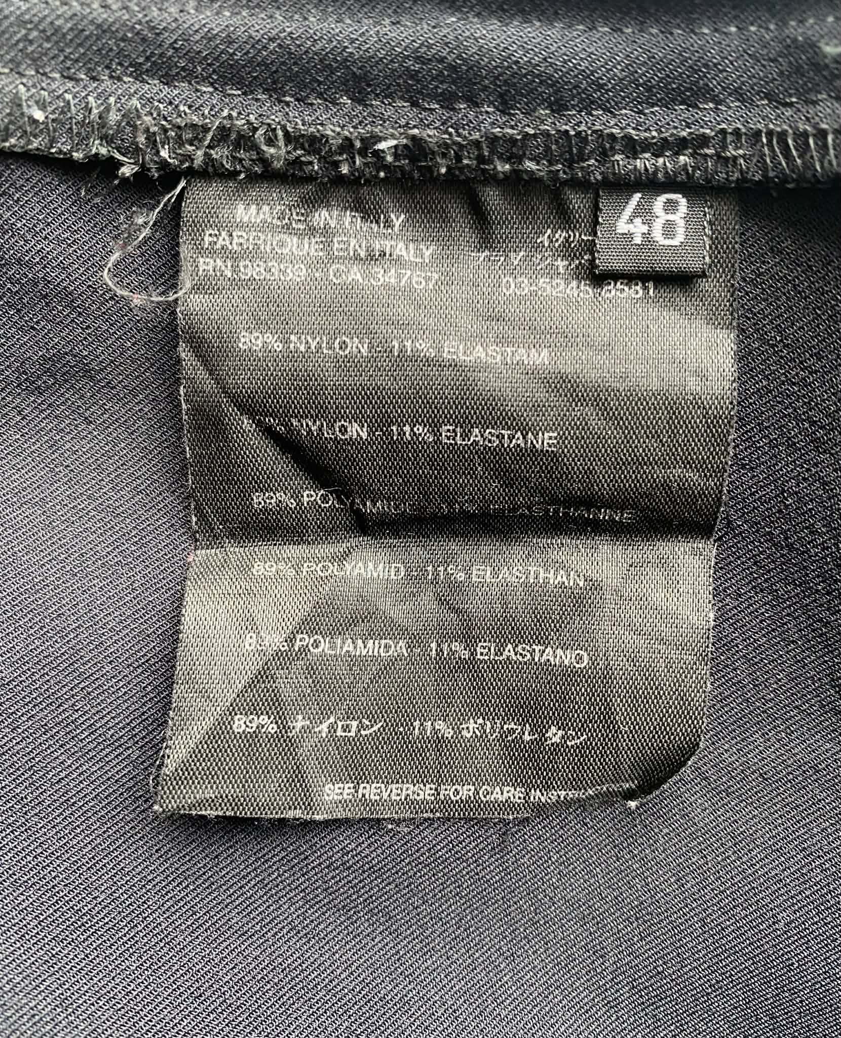 Prada Prada Nylon Stretch Black Clean Trousers Pants Size 48 Size 32" / US 10 / IT 46 - 5 Thumbnail