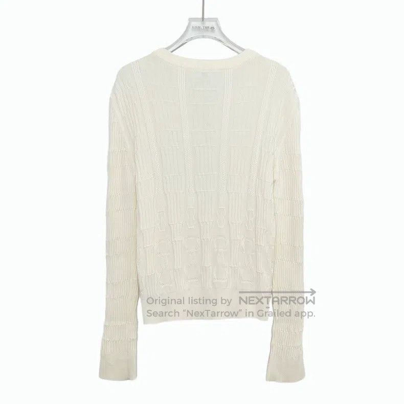 Hermes Hermes Pure White Silk Blend Open Cardigan, Fabric Contain Size M / US 6-8 / IT 42-44 - 2 Thumbnail