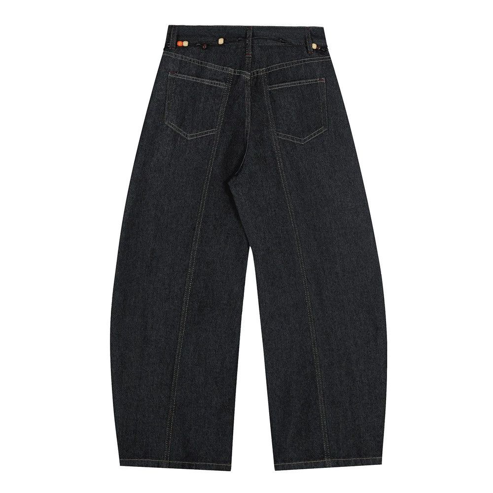 Vintage American high street men's patchwork wide-leg scimitar jeans Size US 32 / EU 48 - 2 Thumbnail