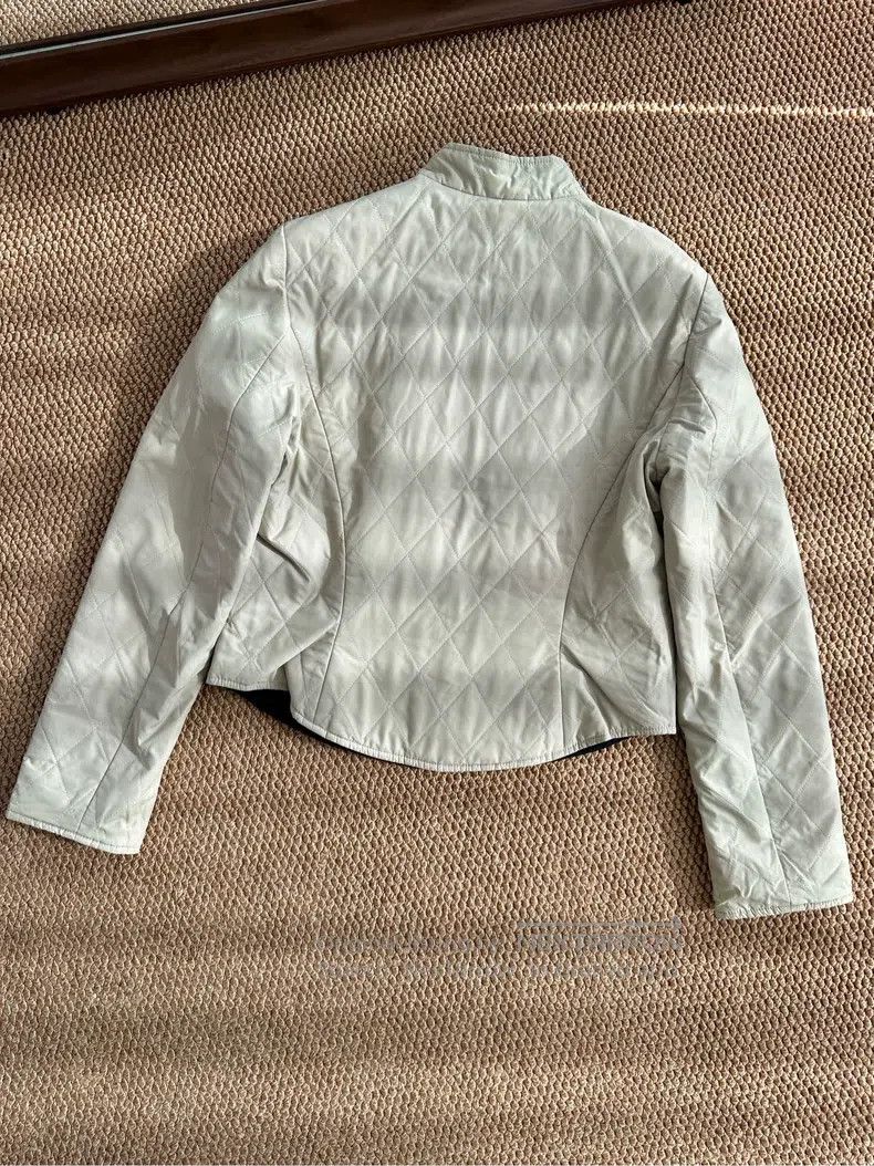 Hermes Hermes Bicolor simple chevron pattern cotton coat jacket, Size M / US 6-8 / IT 42-44 - 6 Thumbnail