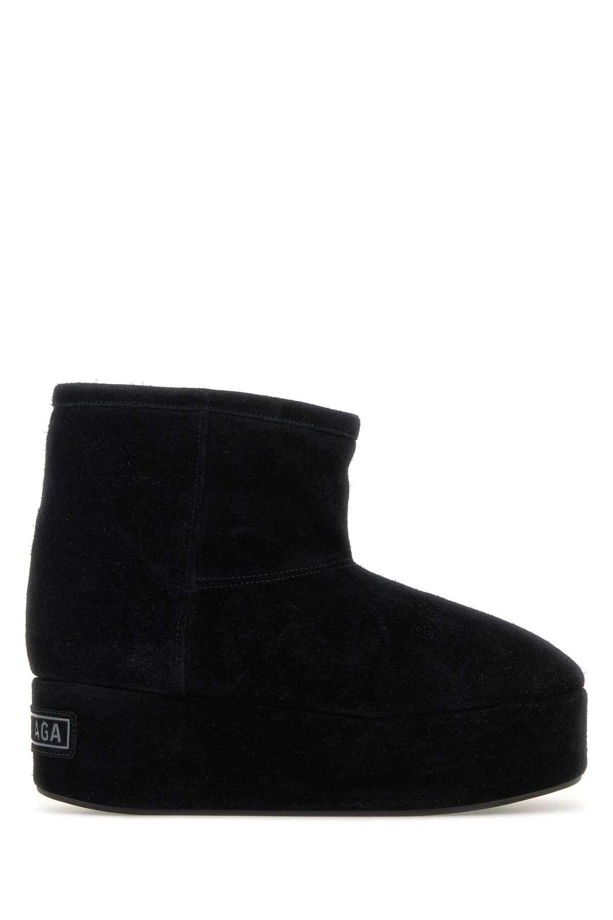Balenciaga Black Suede Alaska Ankle Boots Size US 8 / IT 38 - 1 Thumbnail