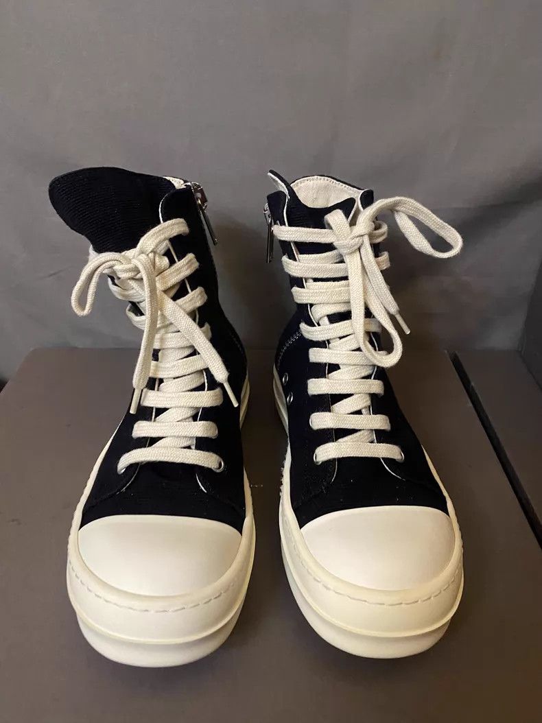 Other Rick Owens Double line canvas large Converse shoes Size US 7 / IT 37 - 2 Thumbnail