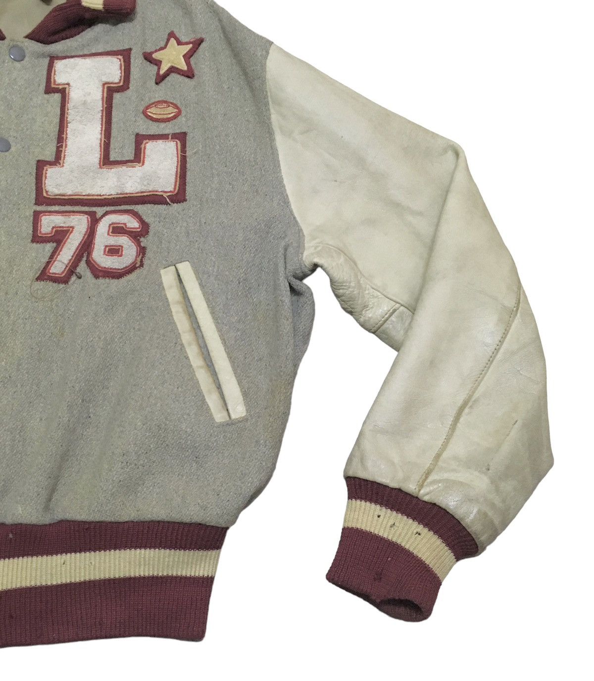 Vintage Very Rare Vintage Brand Flying Goose Varsity Leather 1950s Size US L / EU 52-54 / 3 - 6 Thumbnail