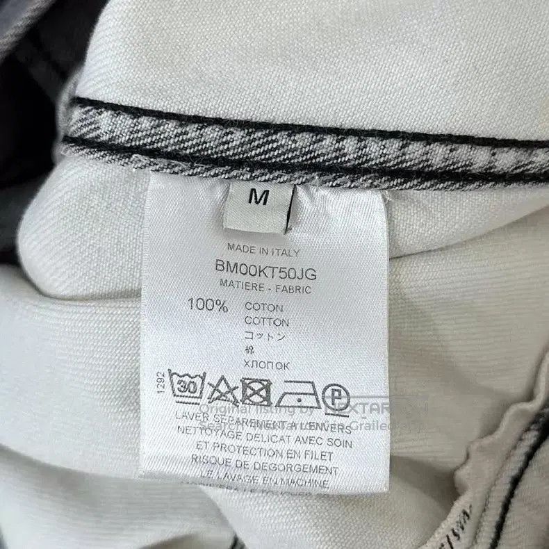 Givenchy Givenchy Black and white color-washed denim jacket Size US M / EU 48-50 / 2 - 4 Thumbnail