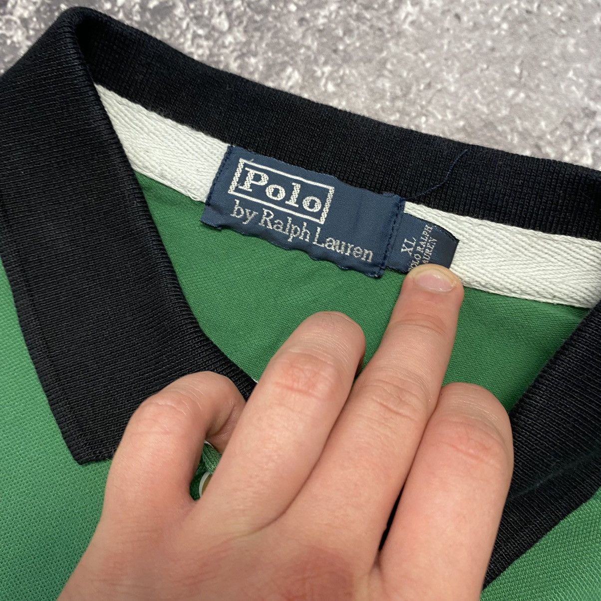 Other Vintage Polo Ralph Lauren Big Logo Basic green polo Size US XL / EU 56 / 4 - 7 Thumbnail
