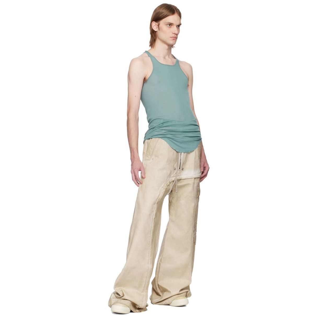 Rick Owens Rick Owens IMBALANCED DOUBLE CARGO JUMBO BELAS Size US 32 / EU 48 - 7 Thumbnail